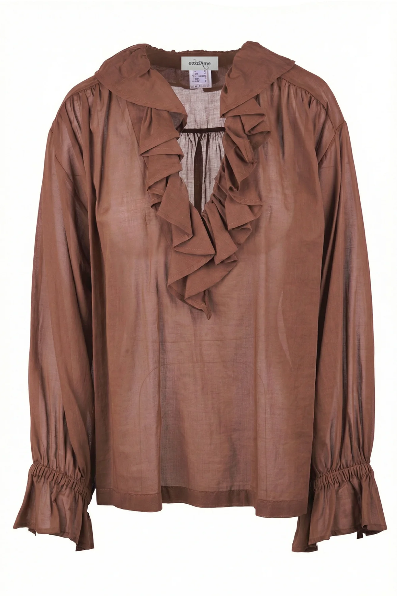 Ottod'ame - Camicia - 470750 - Cioccolato