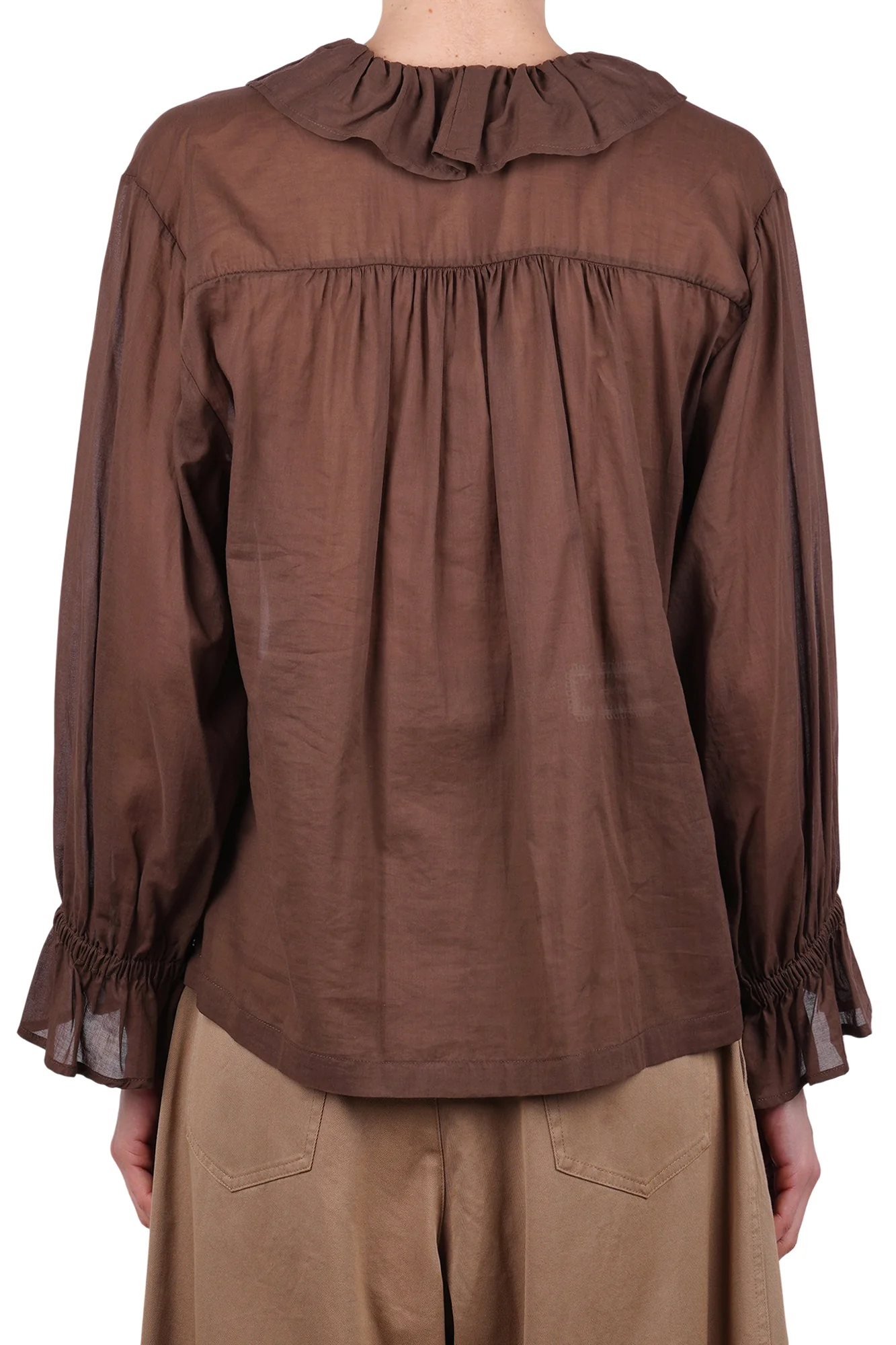 Ottod'ame - Camicia - 470750 - Cioccolato - Image 5
