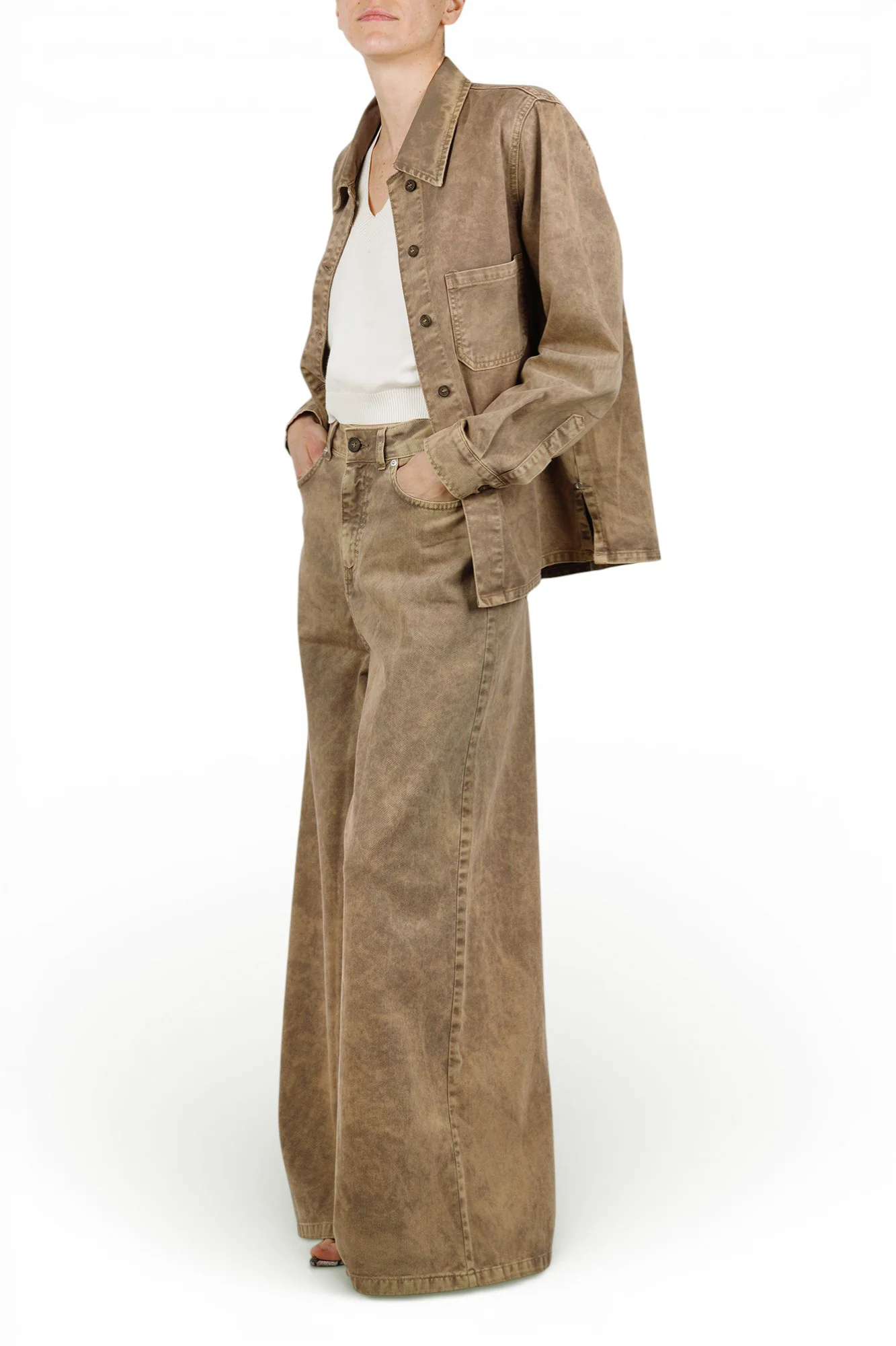 Ottod'ame - Camicia - 470783 - Terra - Image 2