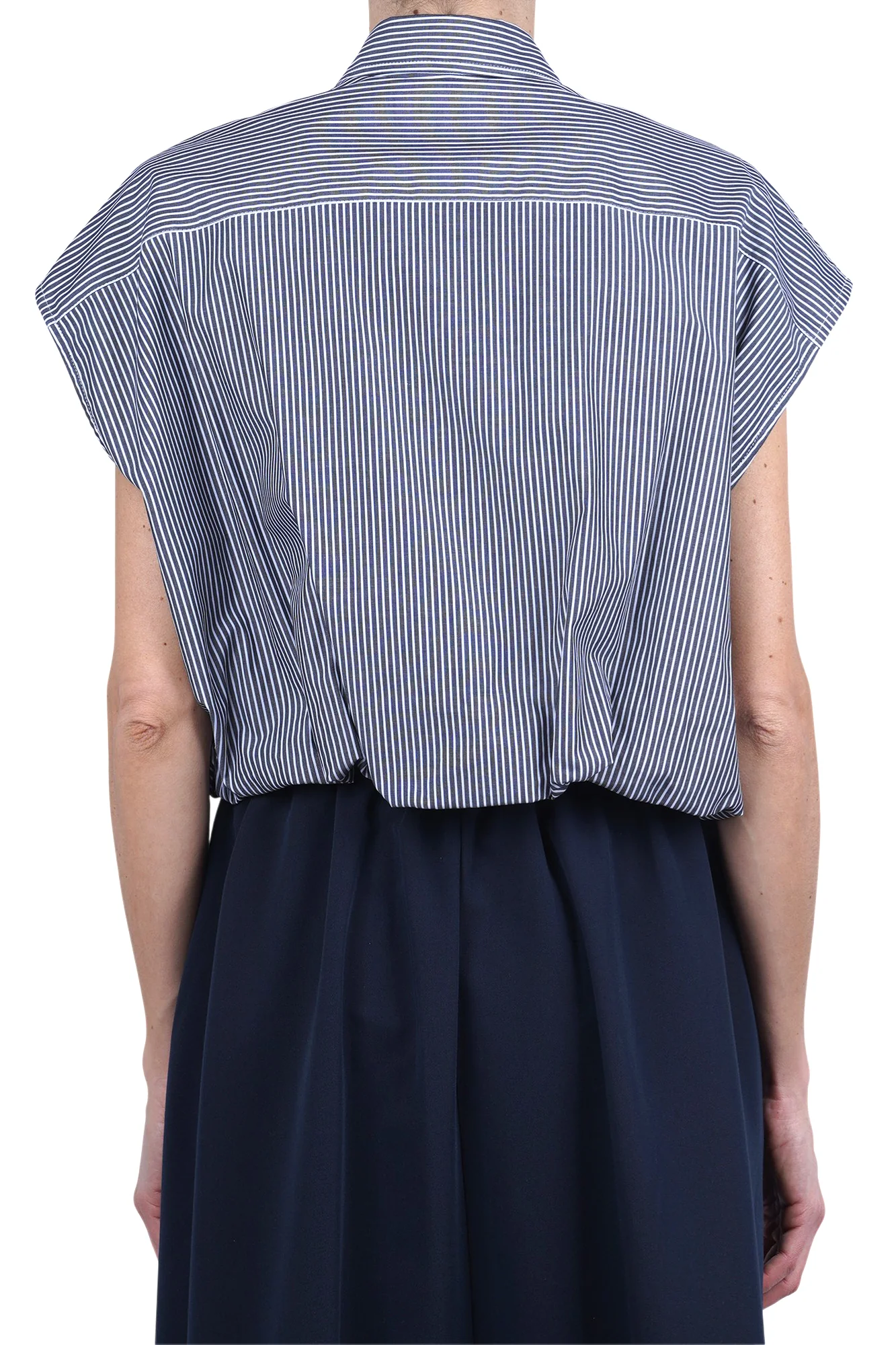 Ottod'ame - Camicia - 470792 - Antracite/Bianco - Image 5