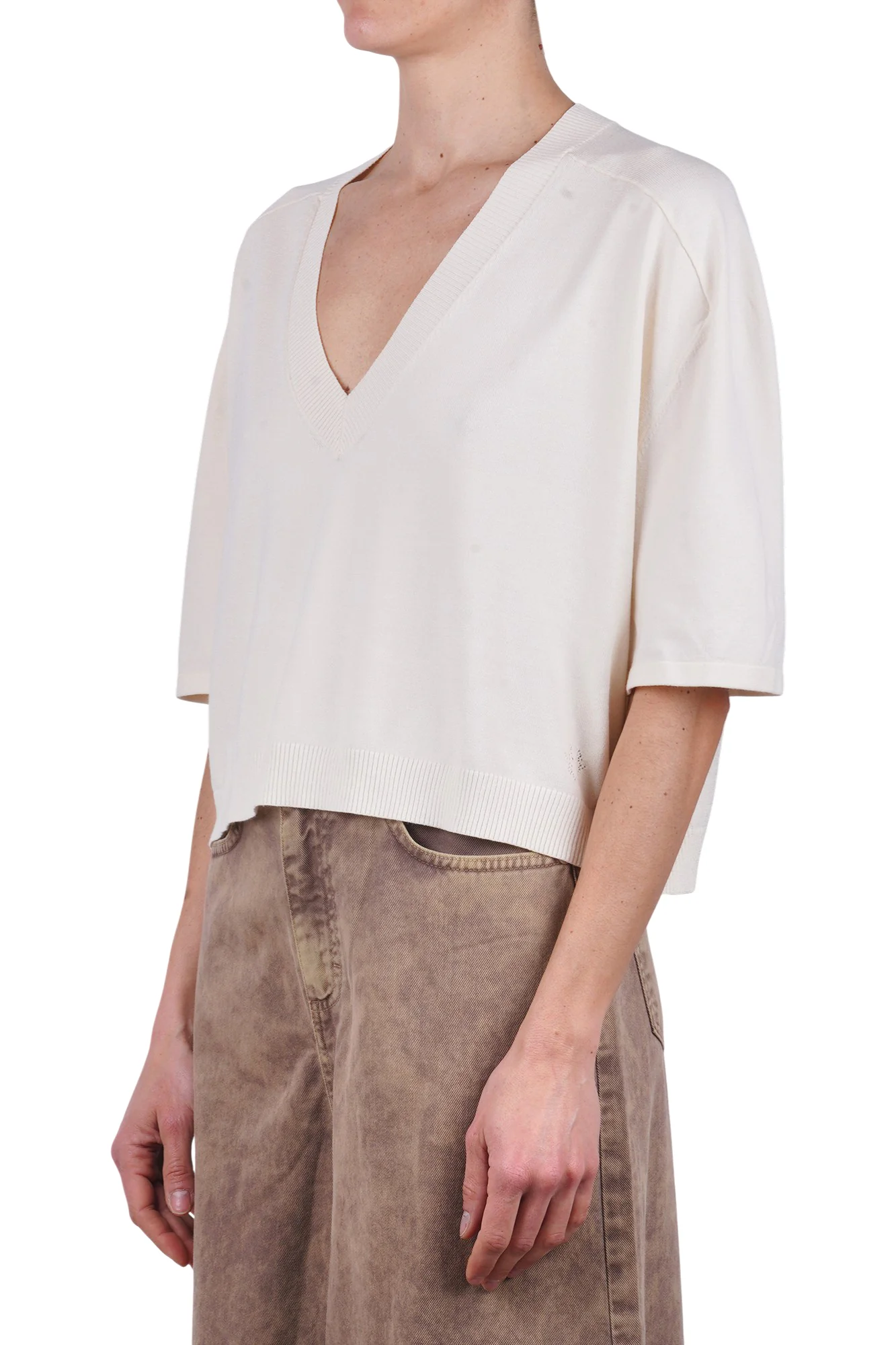 Ottod'ame - Maglia - 470760 - Crema - Image 4