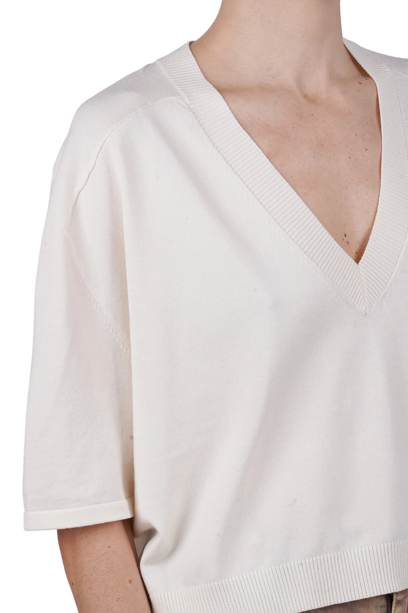 Ottod'ame - Maglia - 470760 - Crema - Image 6
