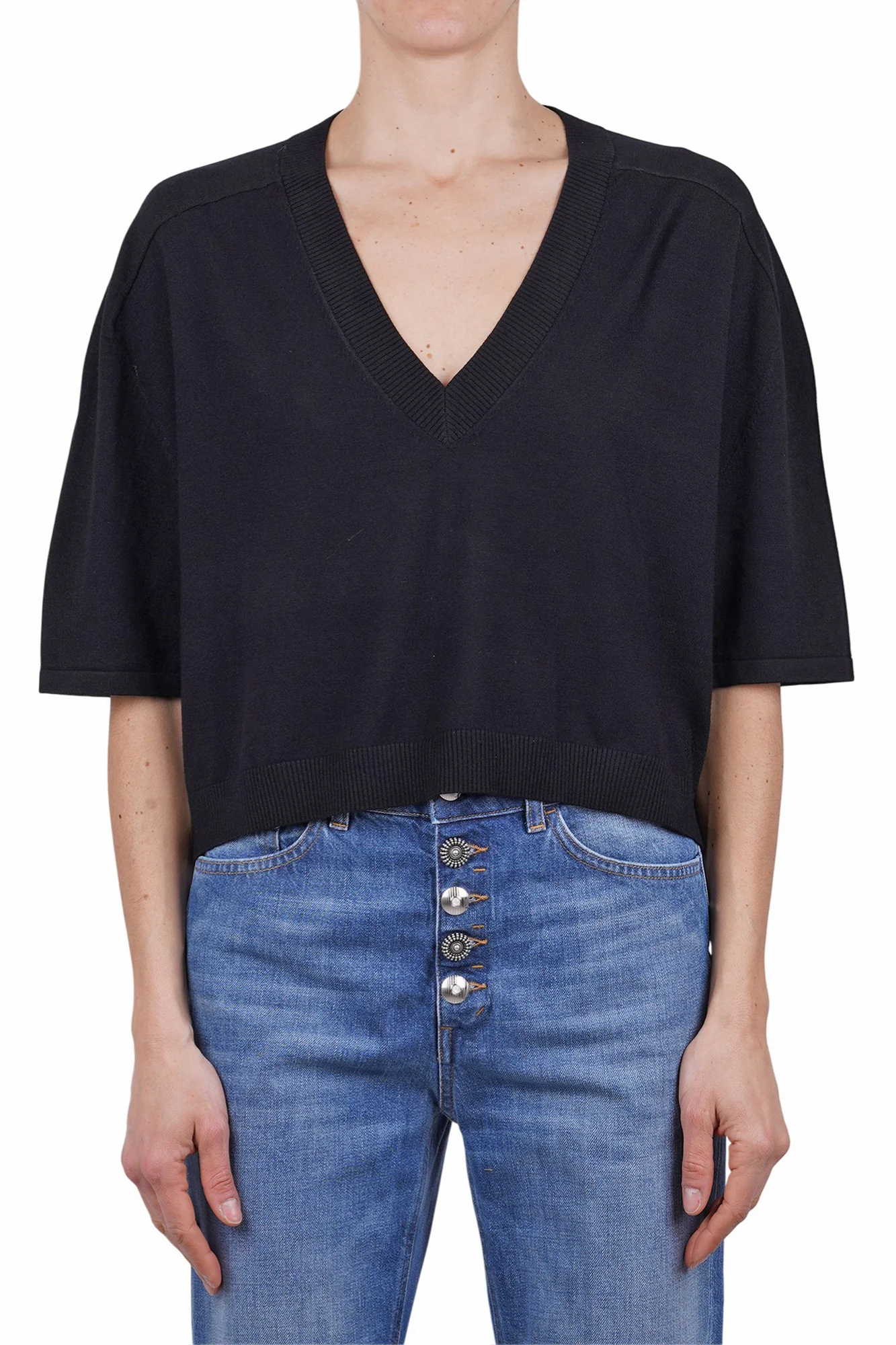Ottod'ame - Maglia - 470760 - Nero - Image 3
