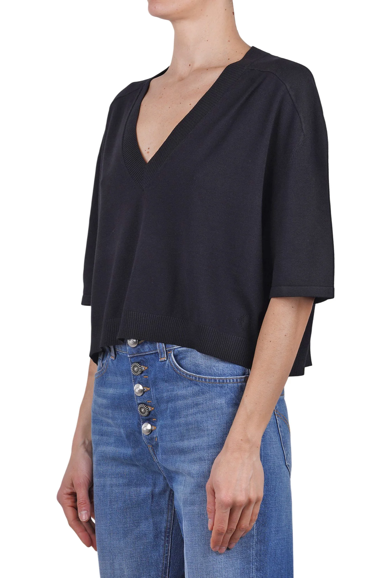 Ottod'ame - Maglia - 470760 - Nero - Image 4