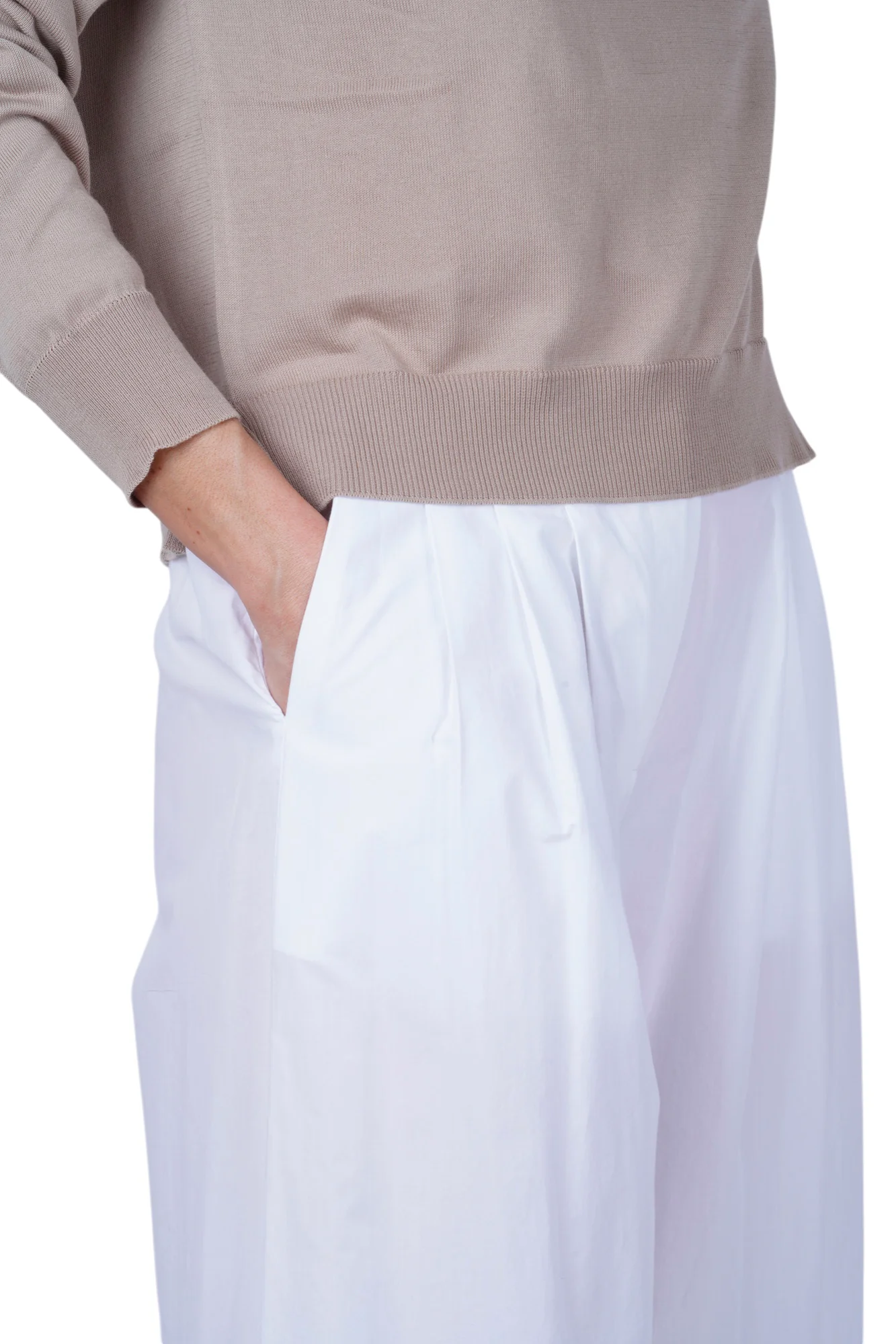 Ottod'ame - Pantalone - 470709 - Bianco - Image 6