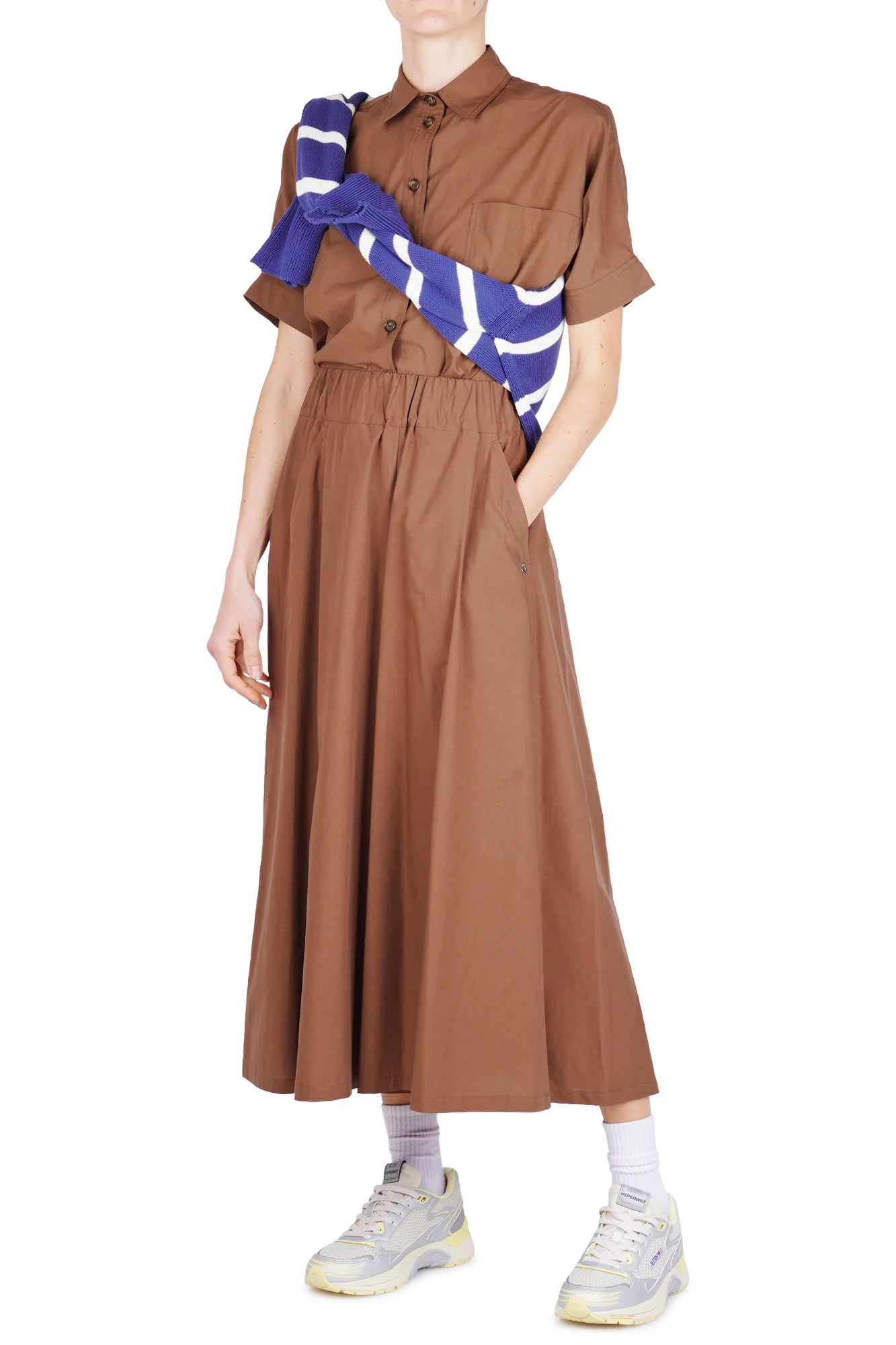 Ottod'ame - Pantalone - 470711 - Cioccolato - Image 2