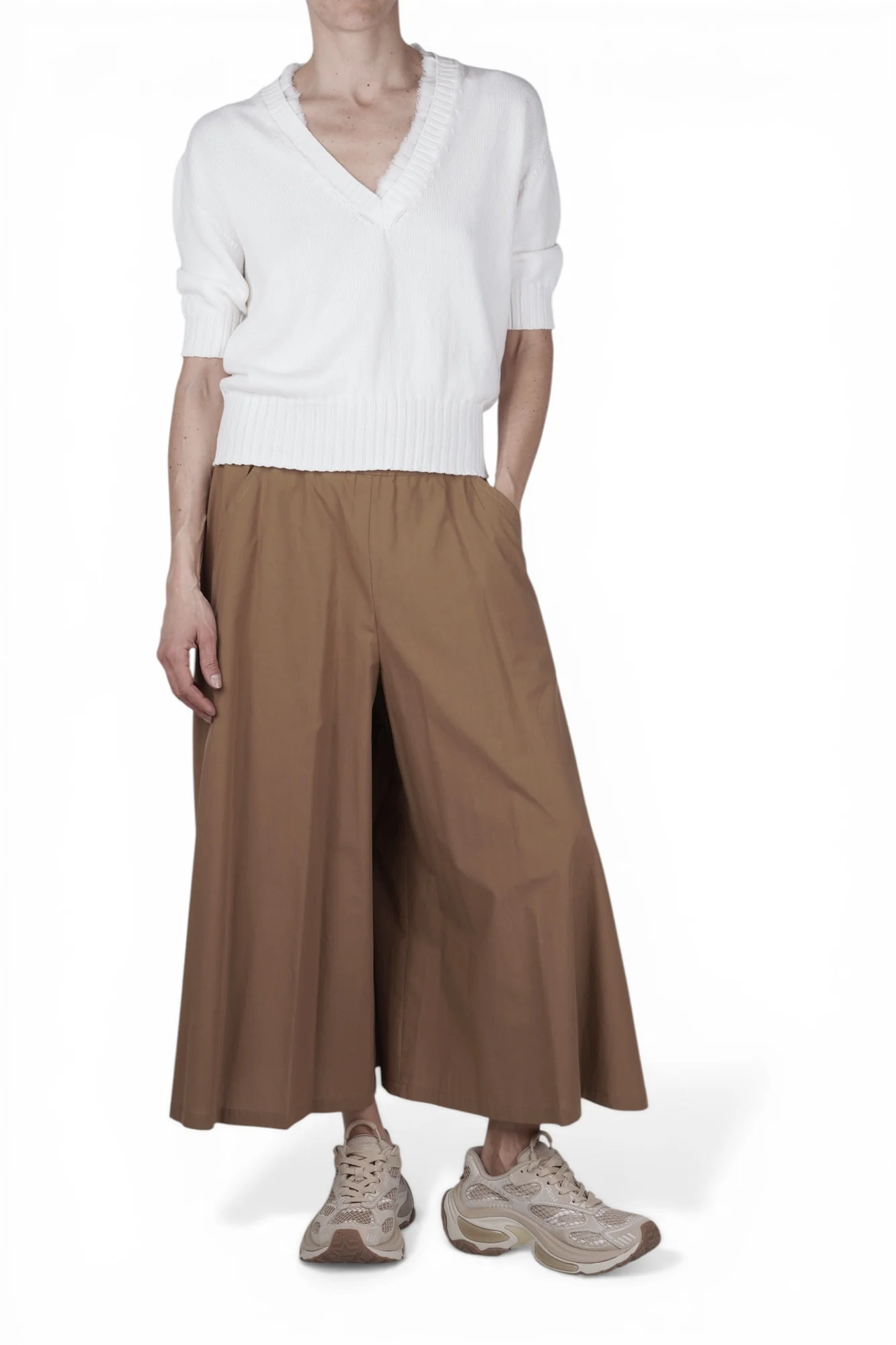 Ottod'ame - Pantalone - 470711 - Oliva - Image 2