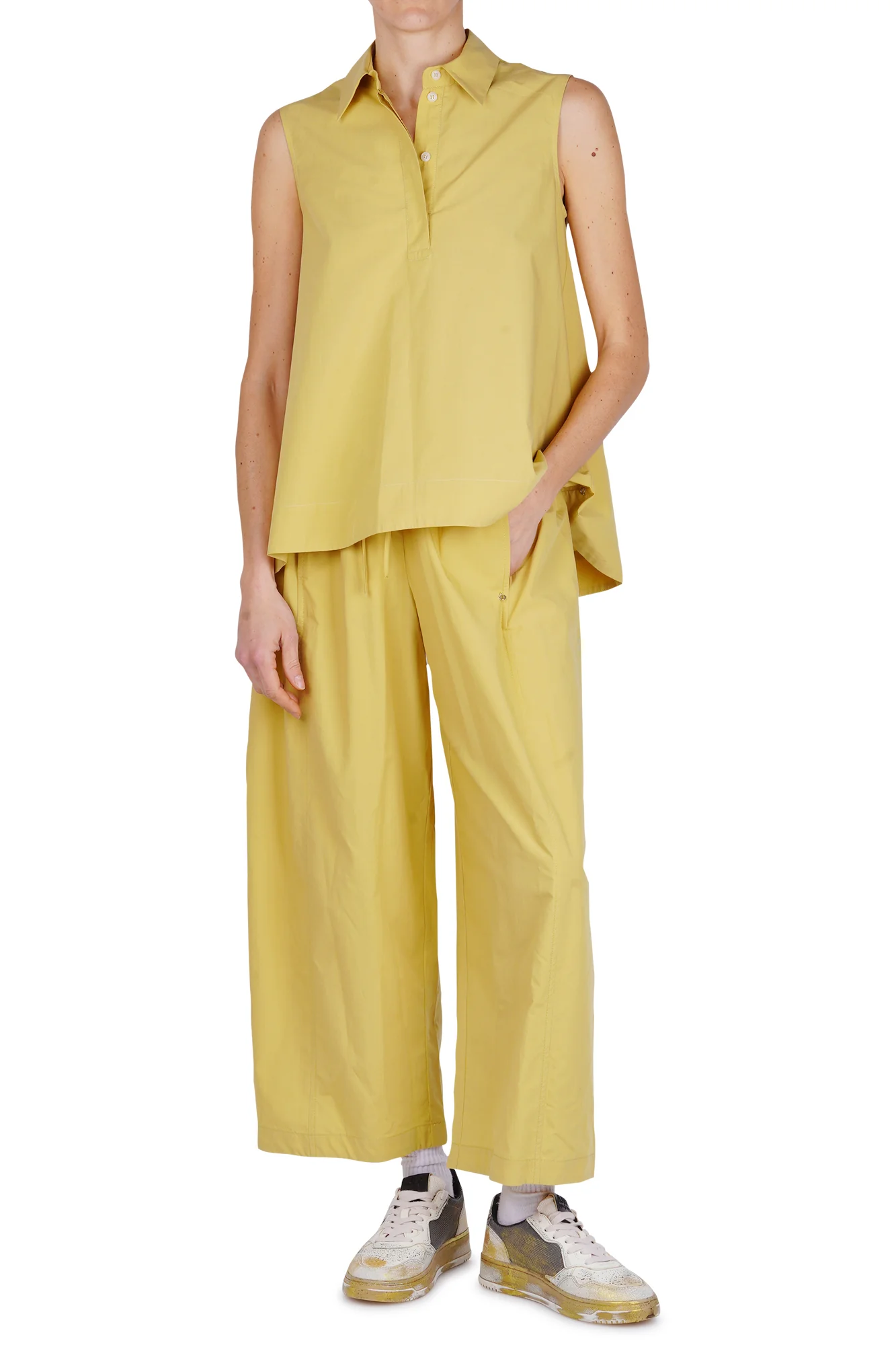 Ottod'ame - Pantalone - 470718 - Senape - Image 2