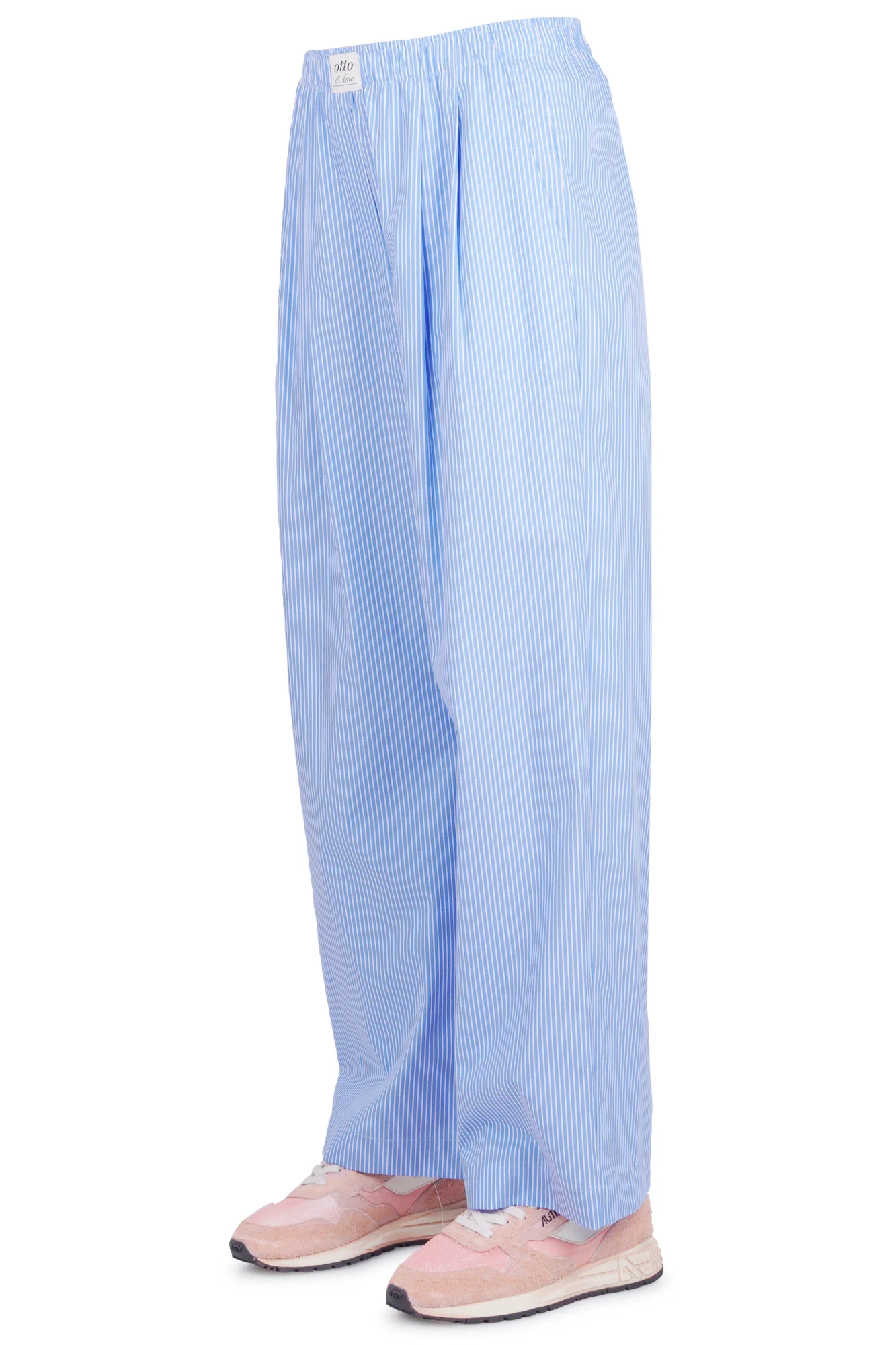 Ottod'ame - Pantalone - 470730 - Azzurro/Bianco - Image 4