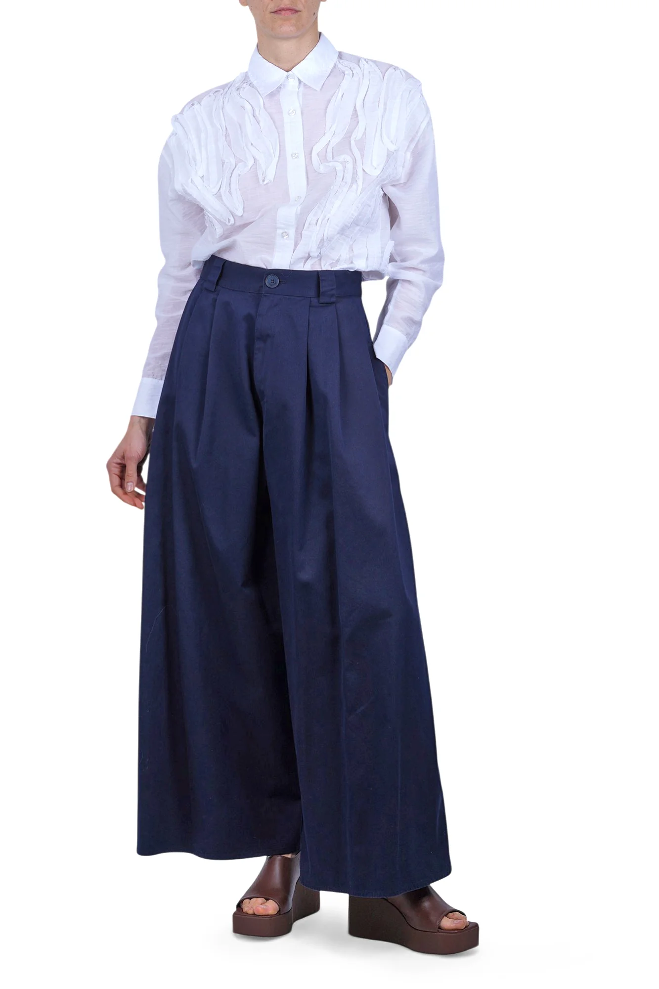 Ottod'ame - Pantalone - 470734 - Blu - Image 2