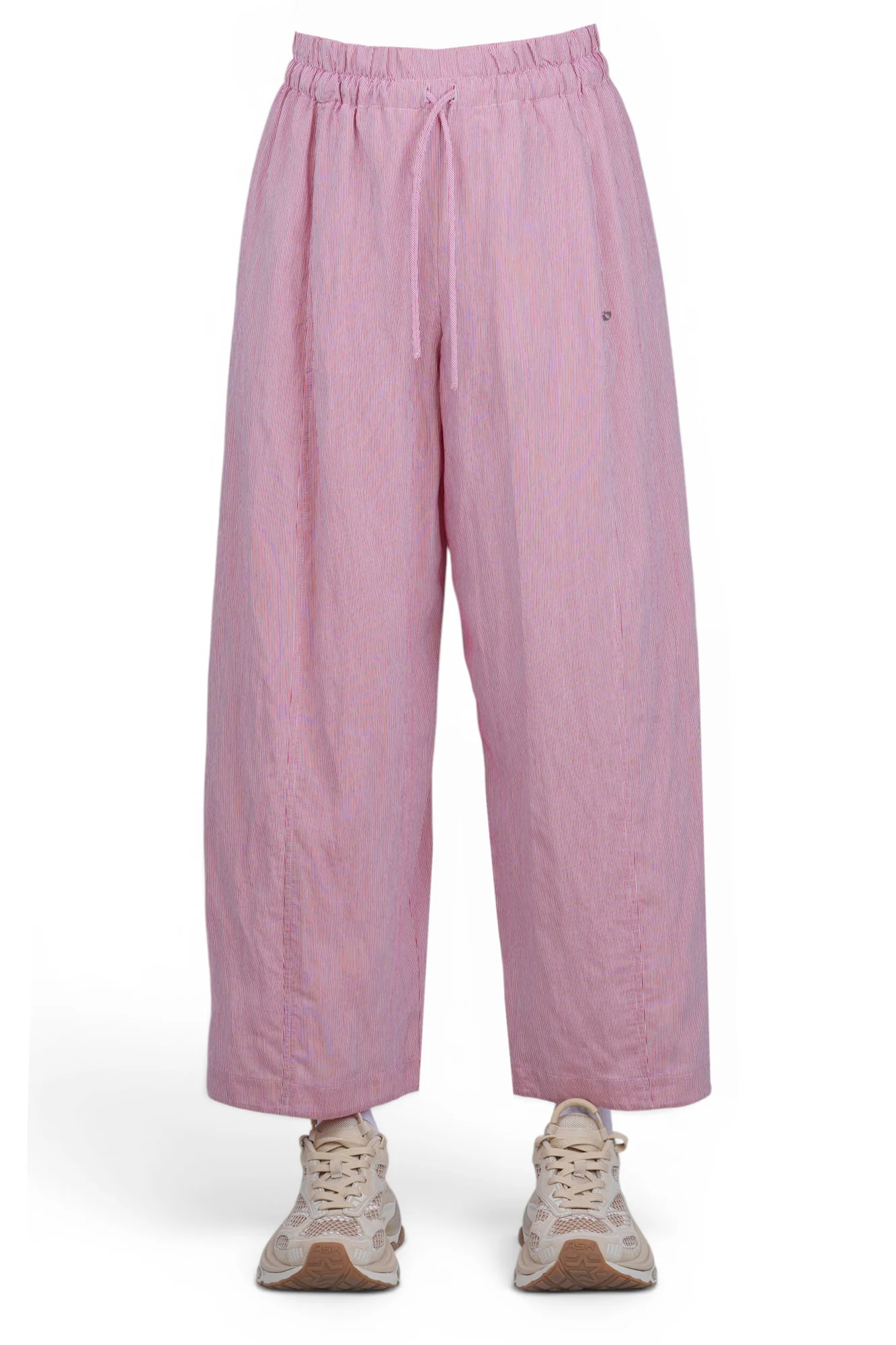 Ottod'ame - Pantalone - 470744 - Bianco/Rosso - Image 3
