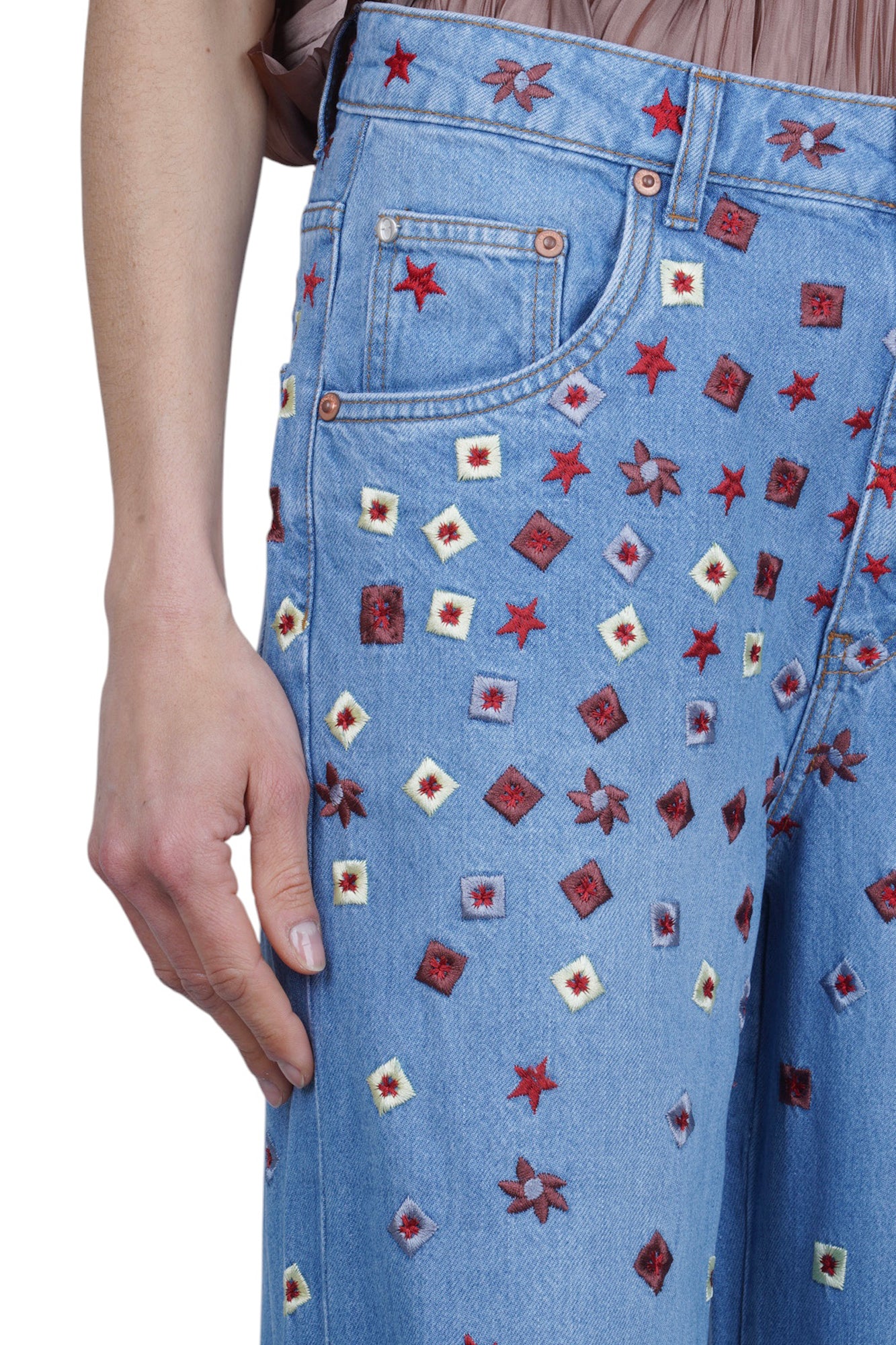 Ottod'ame - Pantalone - 470746 - Denim - Image 6