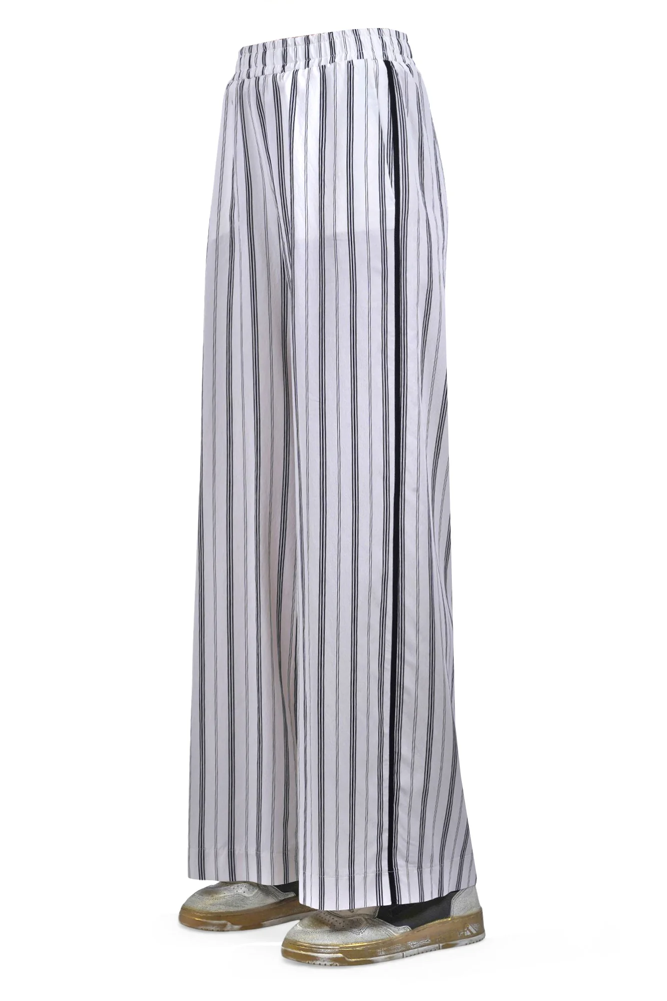 Ottod'ame - Pantalone - 470768 - Latte/Nero - Image 4
