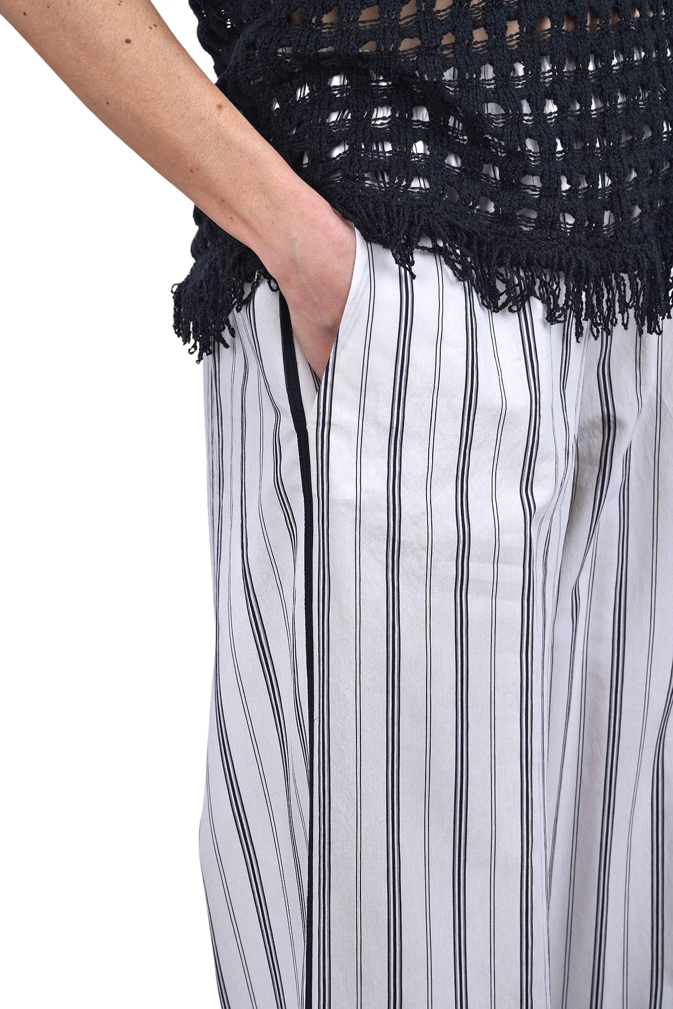 Ottod'ame - Pantalone - 470768 - Latte/Nero - Image 6