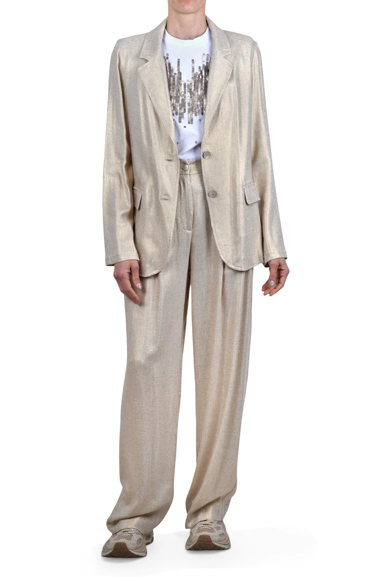 Ottod'ame - Pantalone - 470788 - Oro - Image 2