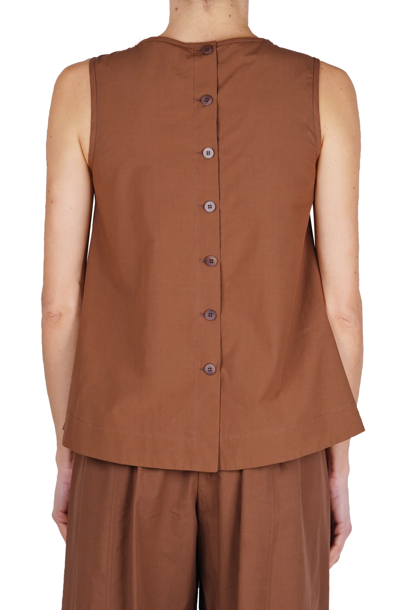 Ottod'ame - Top - 470715 - Cioccolato - Image 5