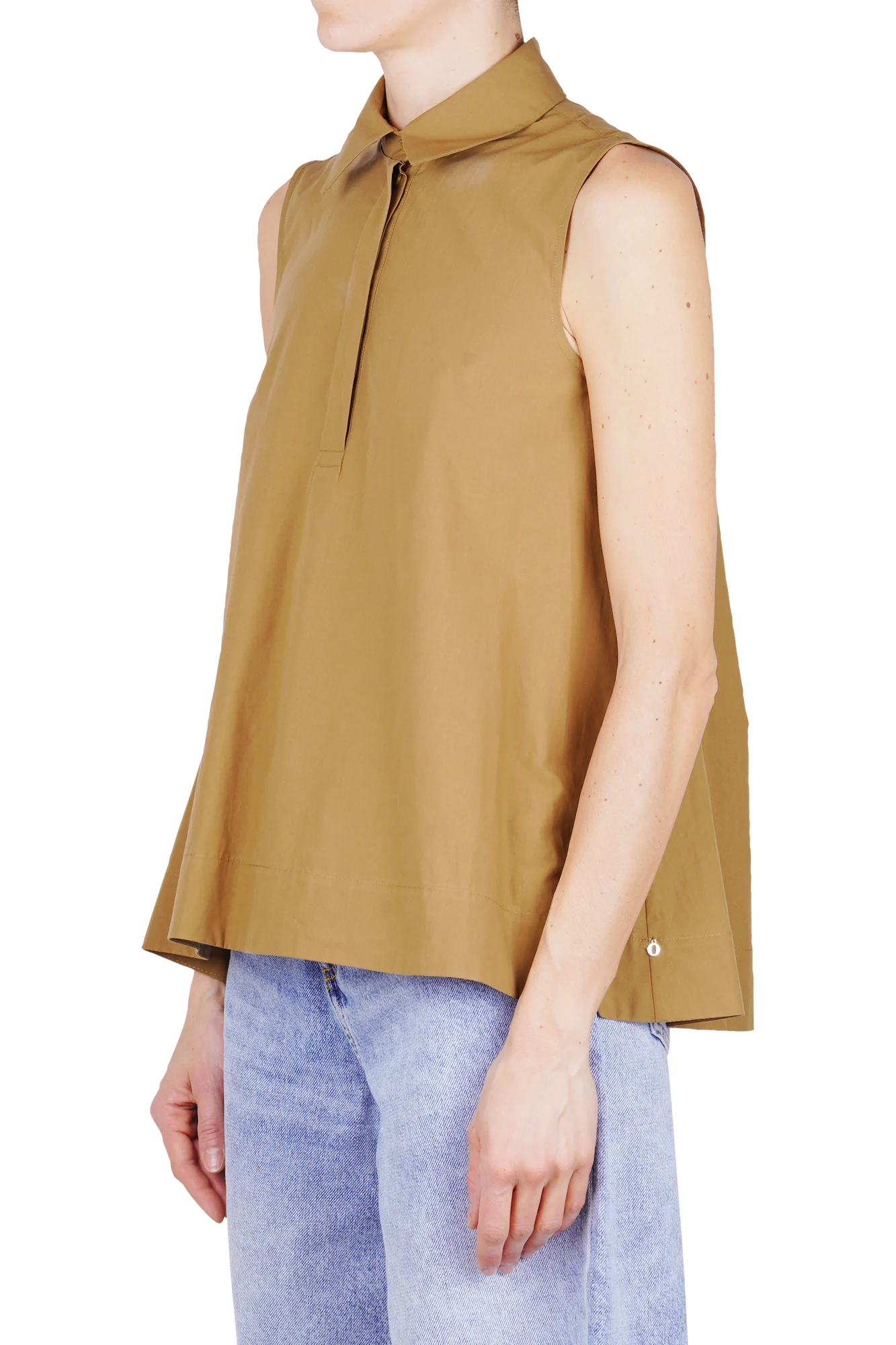 Ottod'ame - Top - 470716 - Oliva - Image 4
