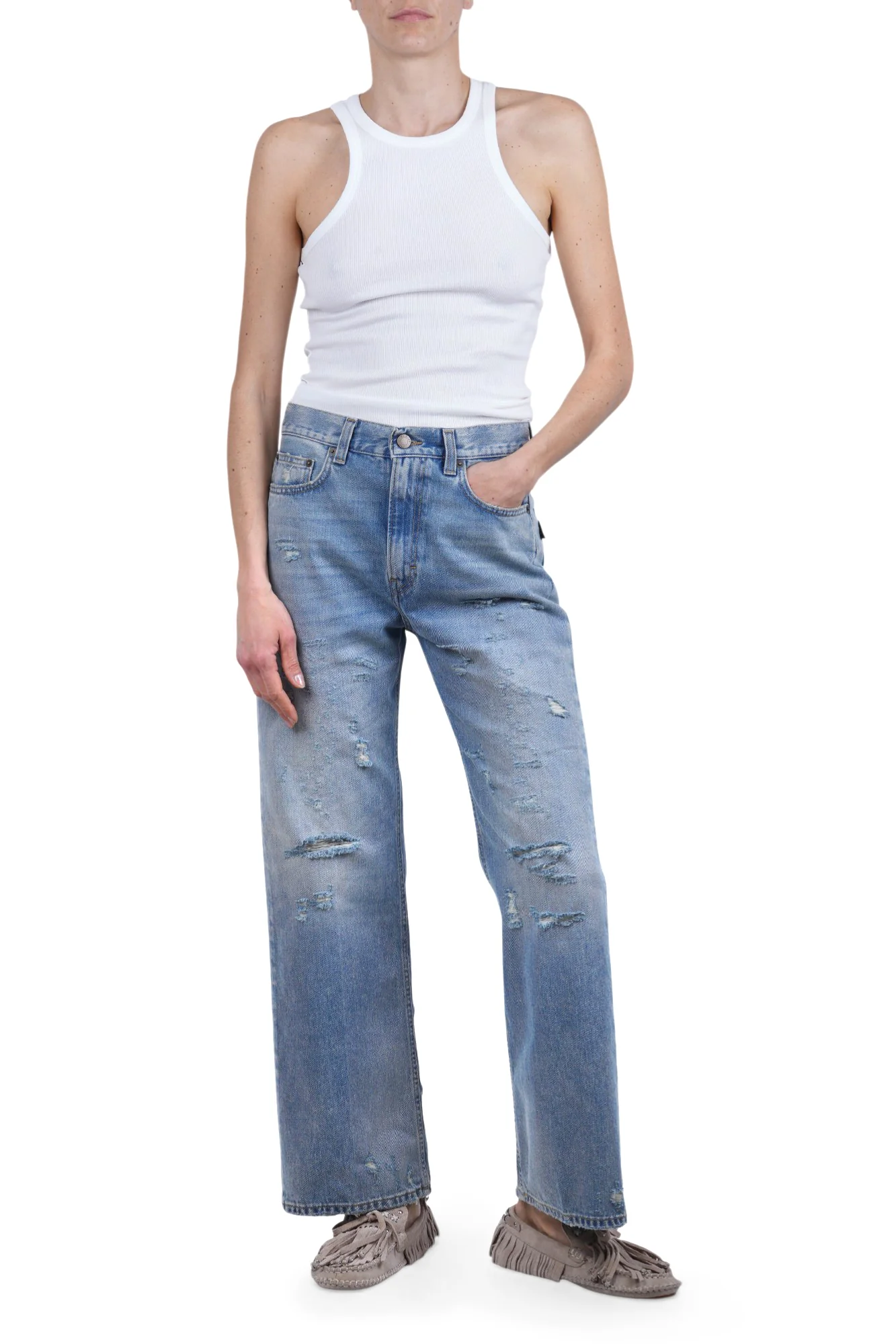 Ottod'ame - Top - 470761 - Bianco - Image 2