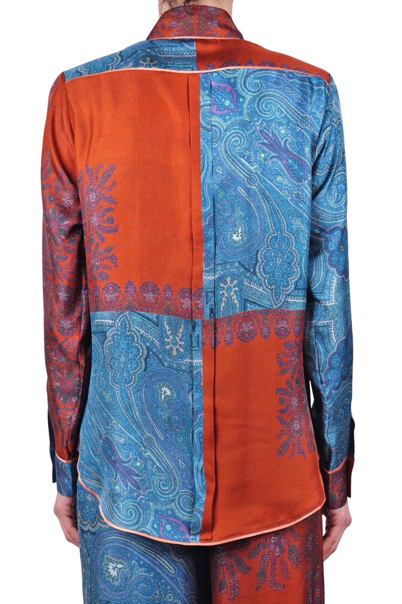 Pierre-Louis Mascia - Camicia - 470089 - Blu/Ruggine - Image 5