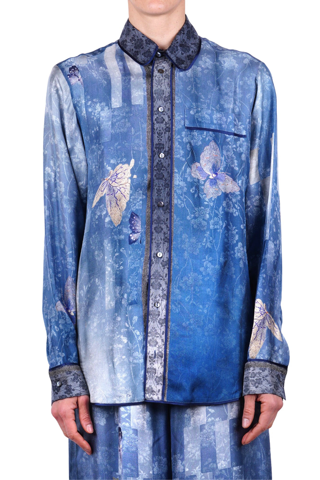 Pierre-Louis Mascia - Camicia - 470099 - Fantasia Blu - Image 3