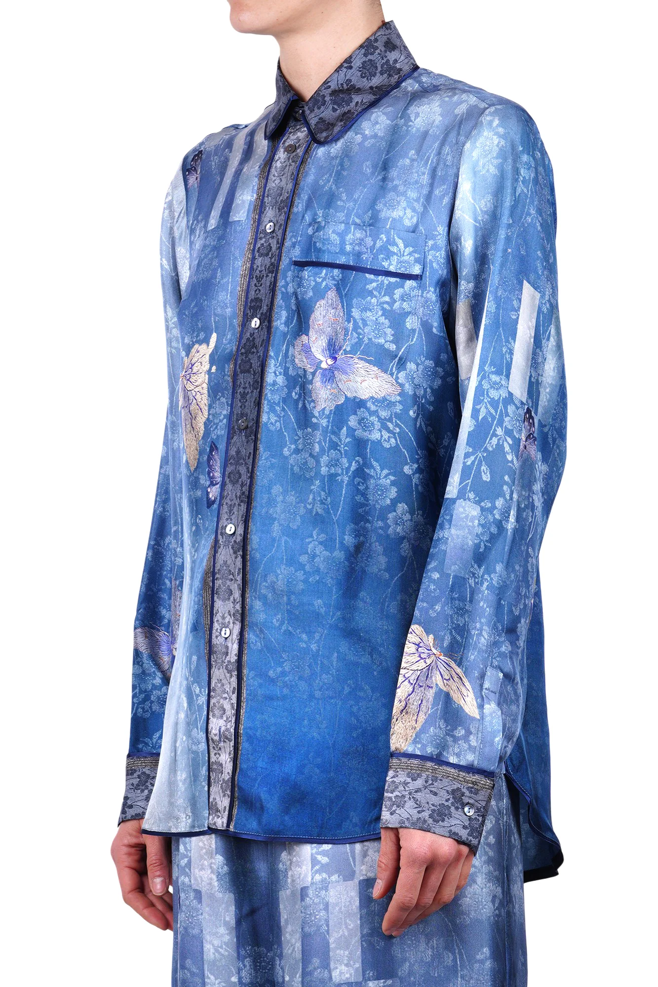 Pierre-Louis Mascia - Camicia - 470099 - Fantasia Blu - Image 4