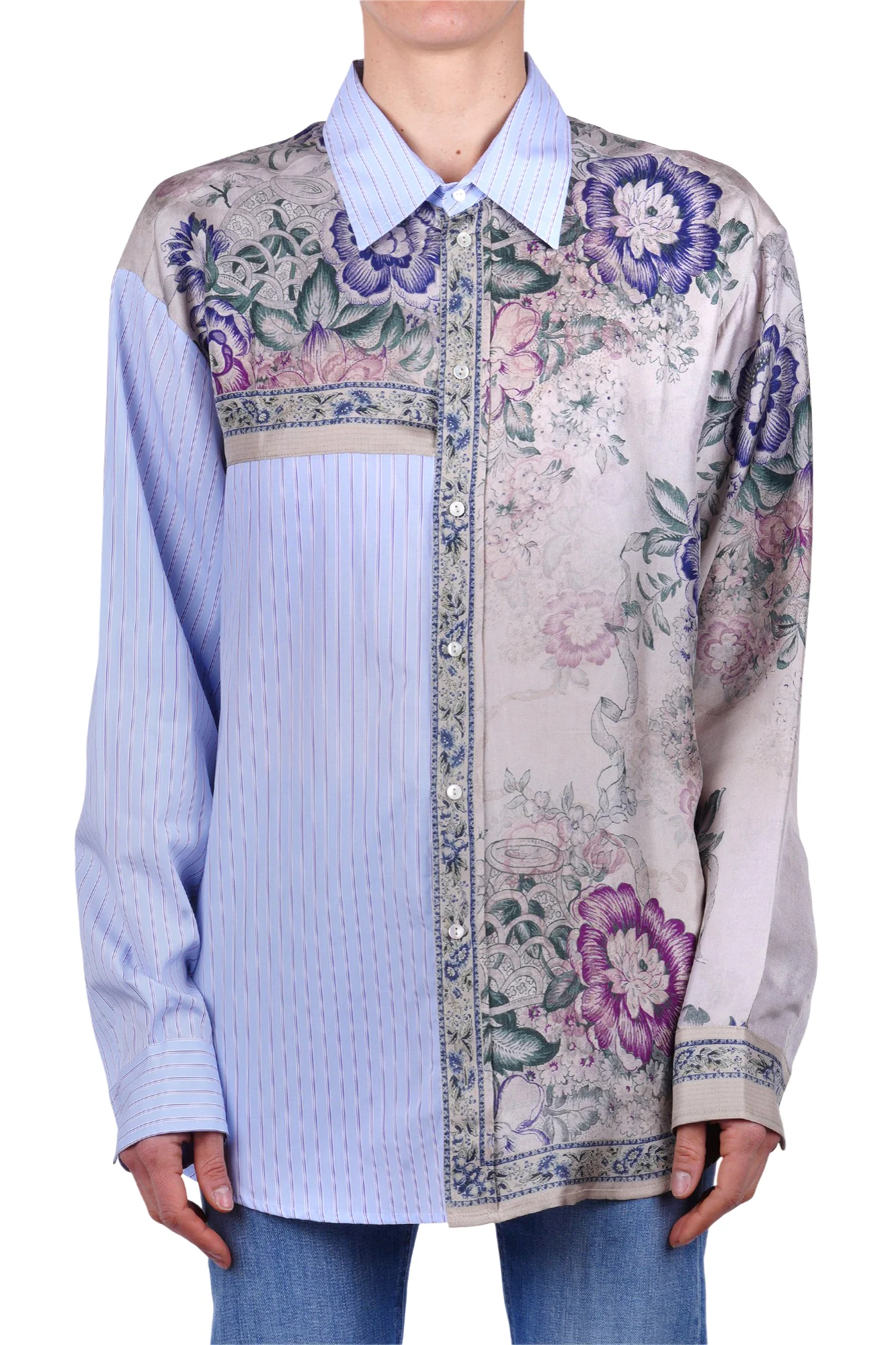 Pierre-Louis Mascia - Camicia - 470100 - Fantasia Azzurro - Image 3
