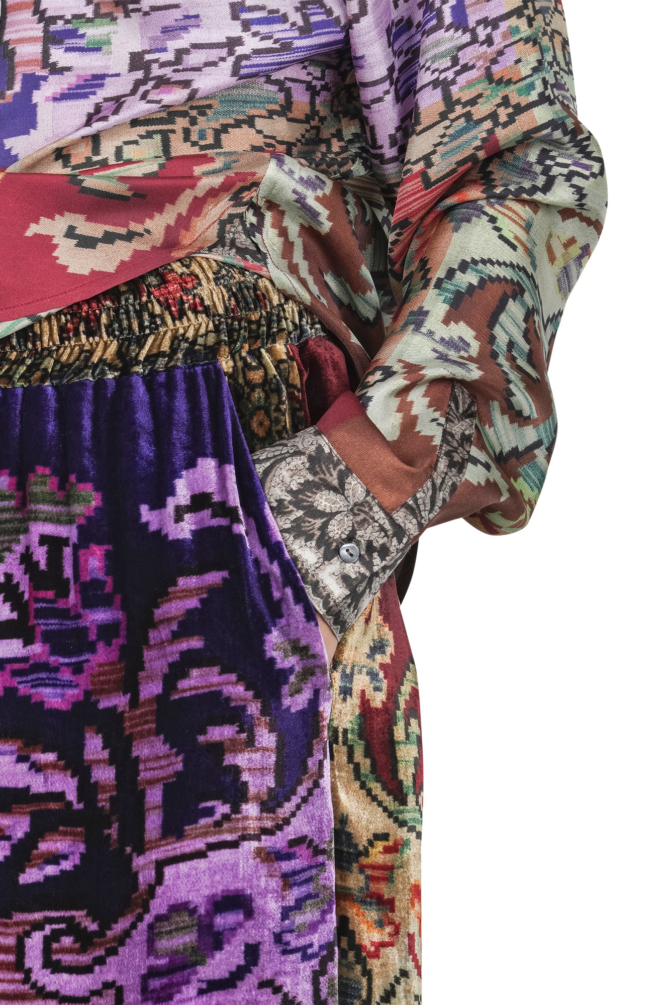 Pierre-Louis Mascia - Pantalone - 460160 - Viola/Bordeaux - Image 6