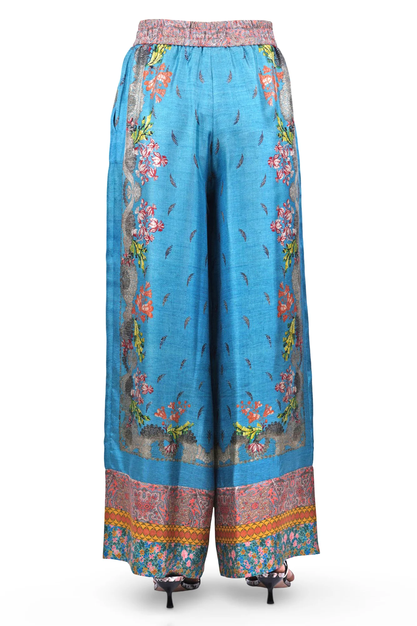 Pierre-Louis Mascia - Pantalone - 470093 - Fantasia Turchese - Image 5