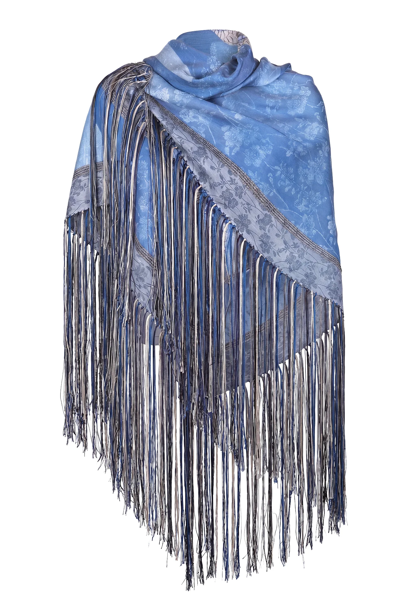 Pierre-Louis Mascia - Sciarpa - 470101 - Fantasia Azzurro