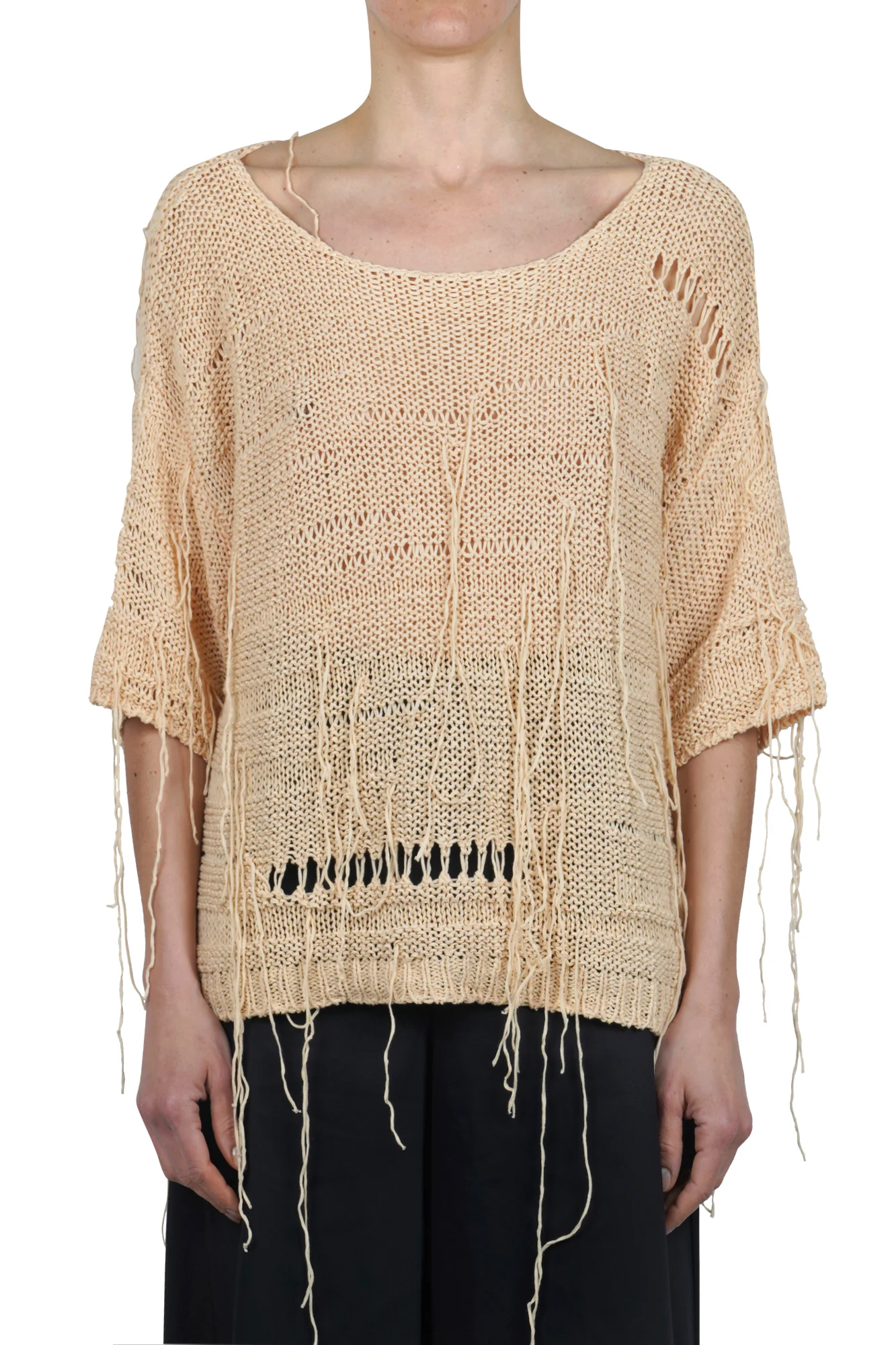 Roberto Collina - Maglia - 450005 - Cipria - Image 3