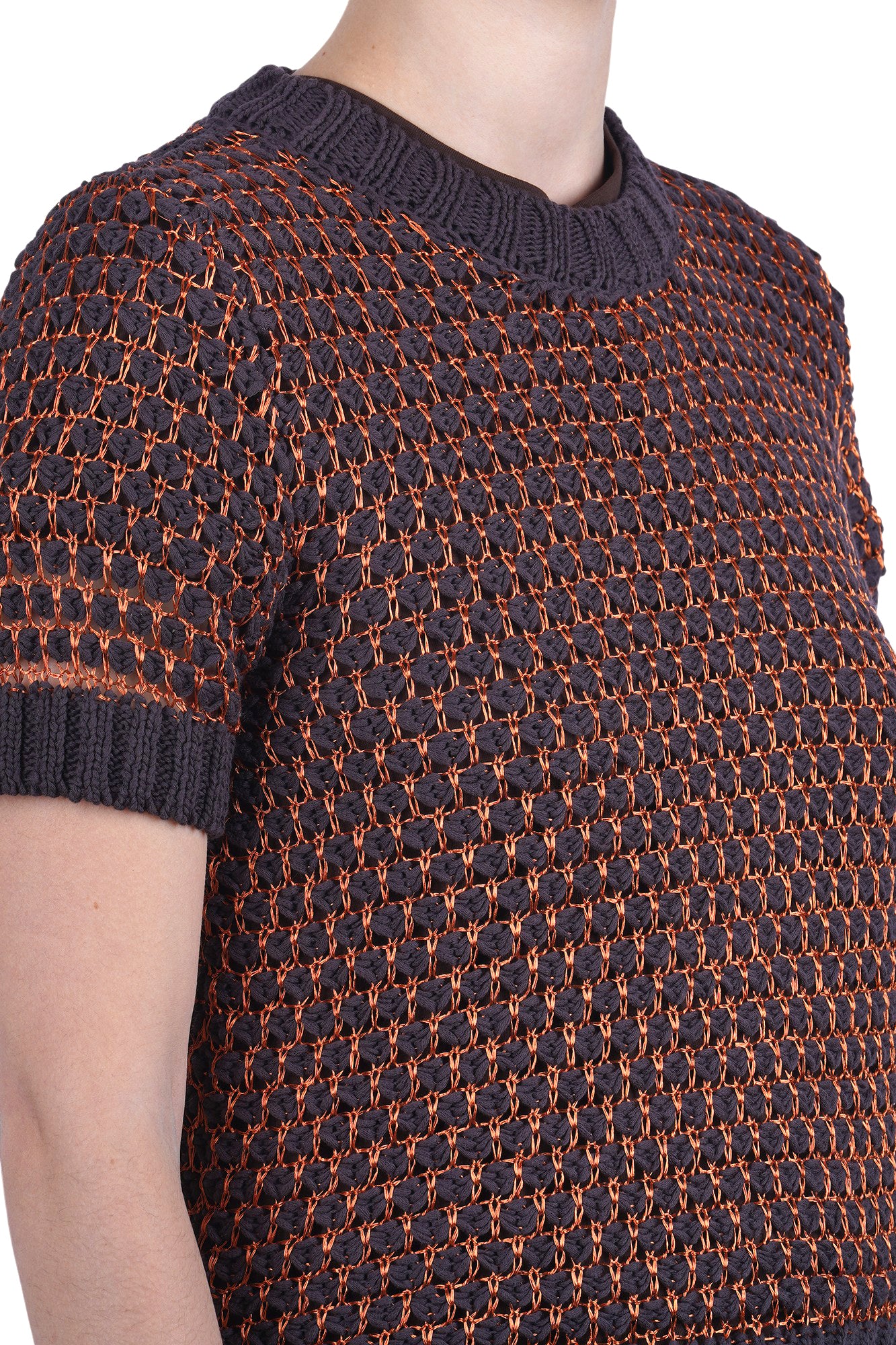 Roberto Collina - T-shirt - 470392 - Moro/Tabacco - Image 6