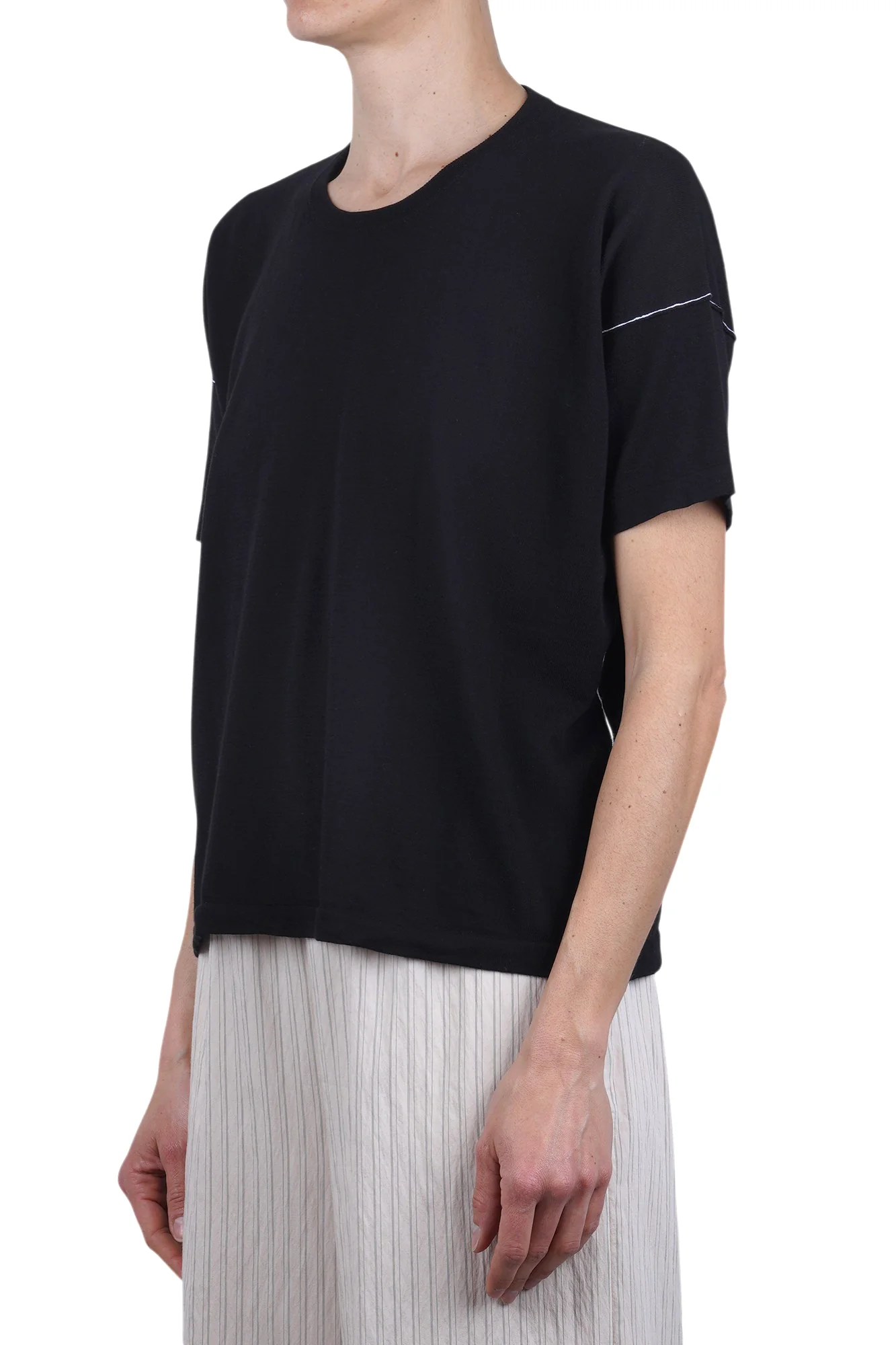 Roberto Collina - T-shirt - 470399 - Nero - Image 4