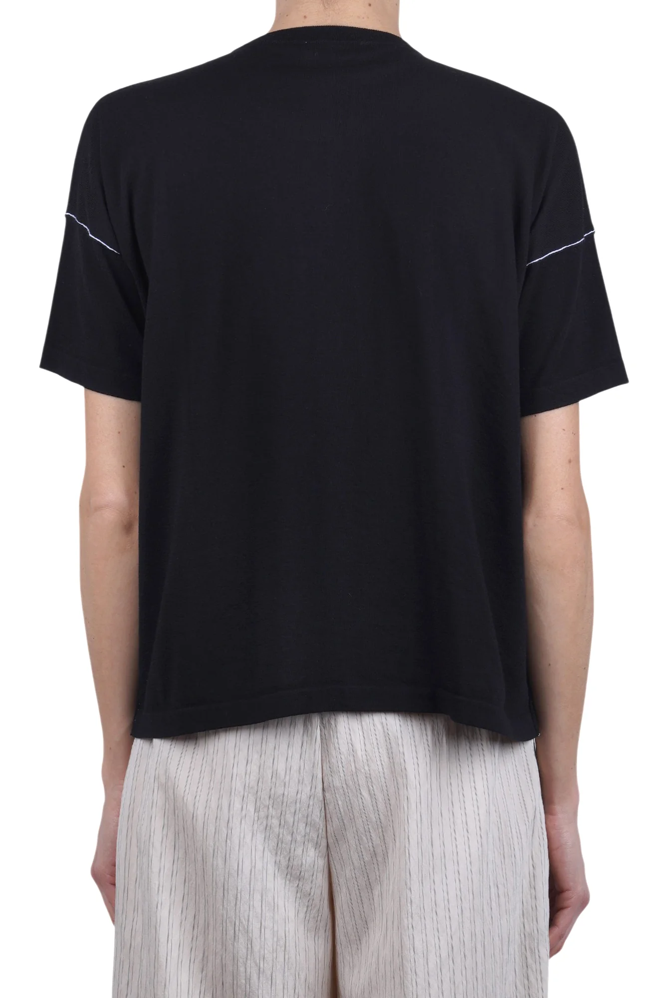 Roberto Collina - T-shirt - 470399 - Nero - Image 5