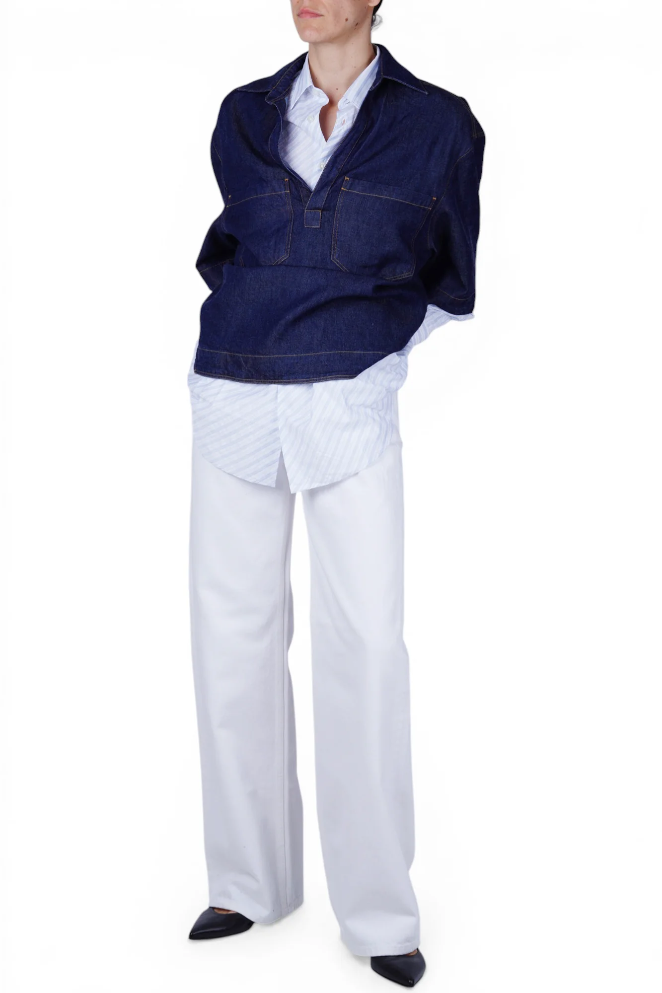 Roy Rogers - Camicia - 470425 - Bianco/Azzurro - Image 2