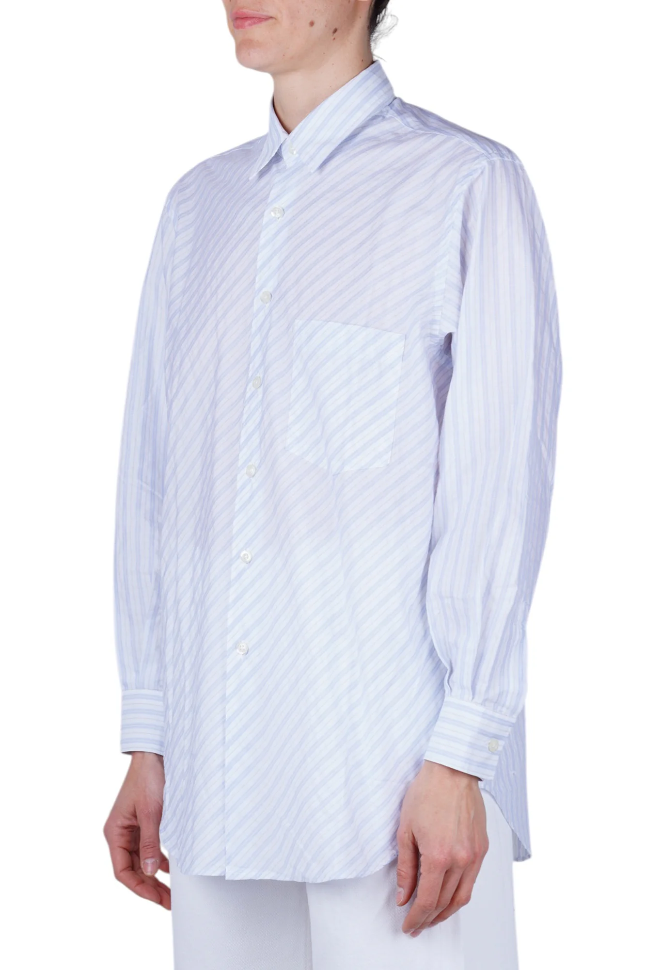 Roy Rogers - Camicia - 470425 - Bianco/Azzurro - Image 4