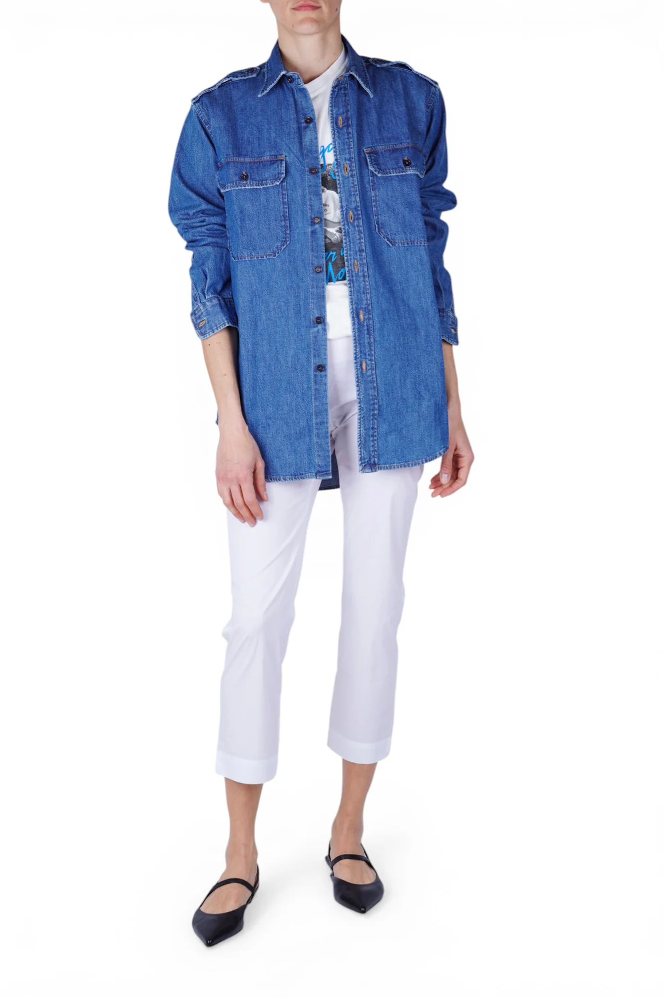 Roy Rogers - Camicia - 470426 - Denim - Image 2