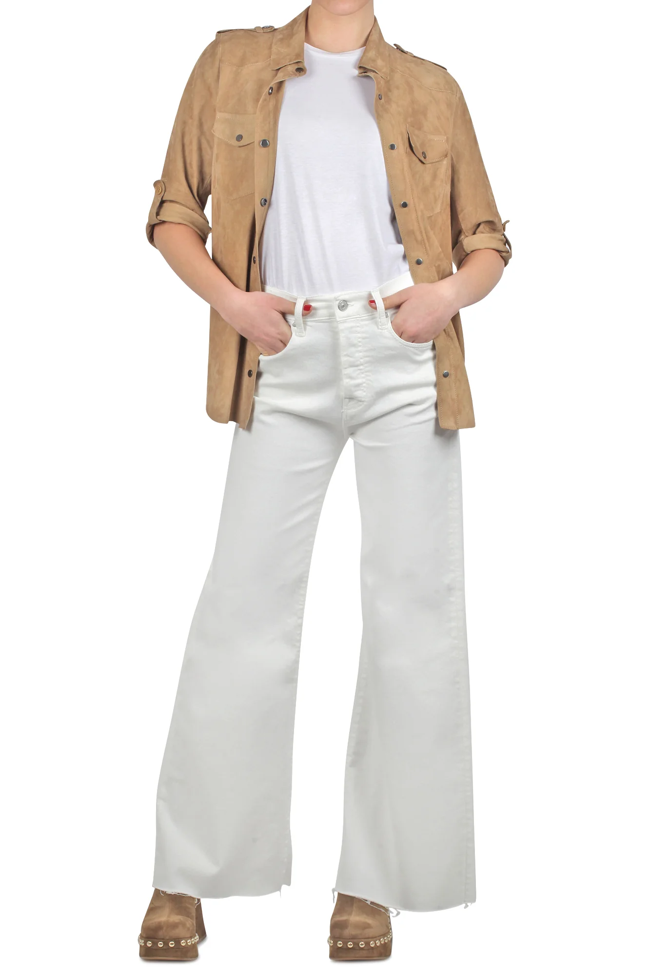 Salvatore Santoro - Giubbotto di pelle - 430403 - Beige - Image 2