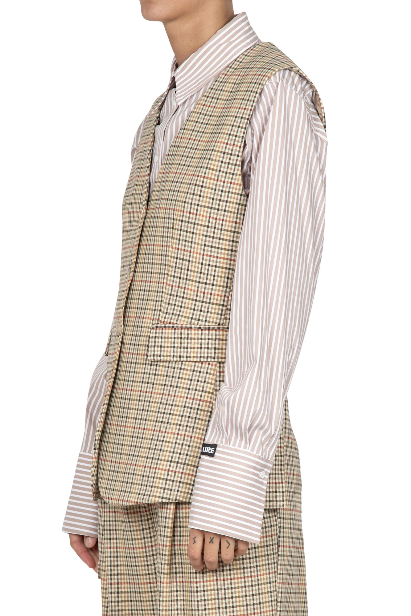 Semi Couture - Gilet - 440503 - Beige/Rosso - Image 4