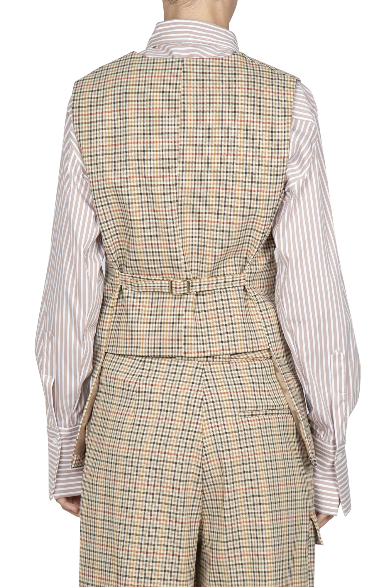 Semi Couture - Gilet - 440503 - Beige/Rosso - Image 5