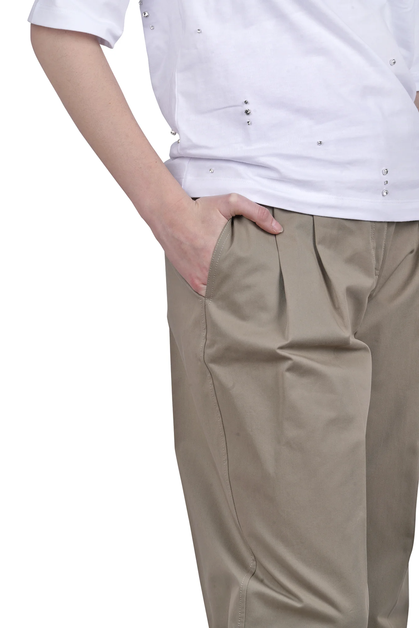 Semi Couture - Pantalone - 470955 - Kaki - Image 6