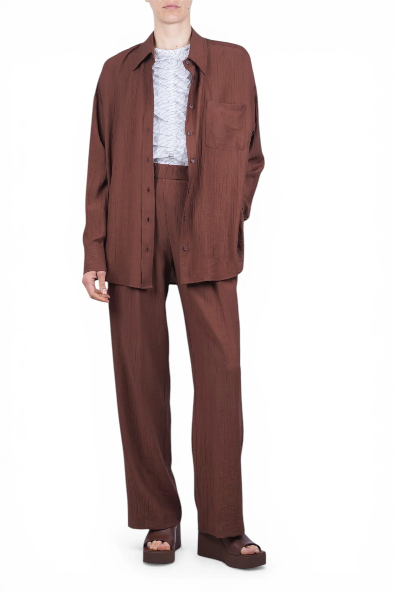 So Allure - Camicia - 470011 - Cioccolato - Image 2