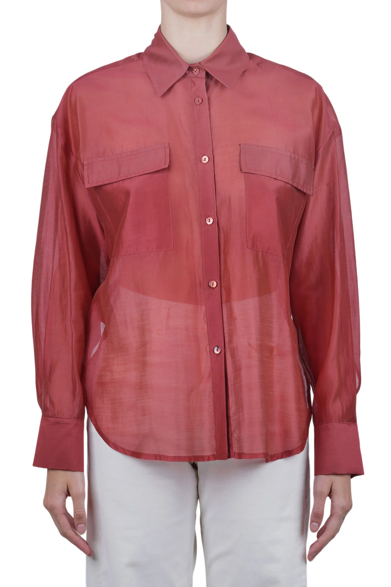 So Allure - Camicia - 470033 - Mattone - Image 3