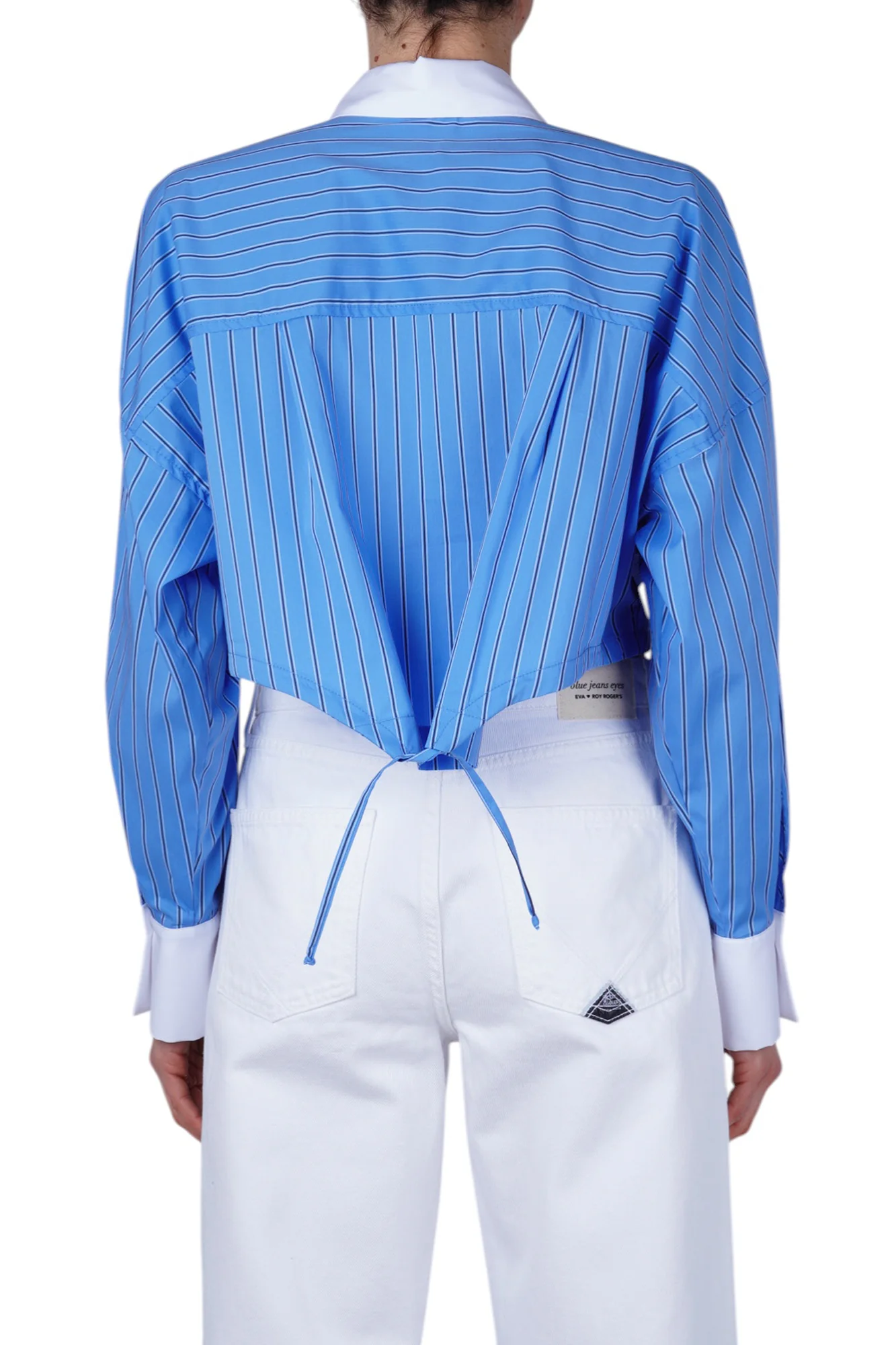 So Allure - Camicia - 470047 - Bianco/Azzurro - Image 5