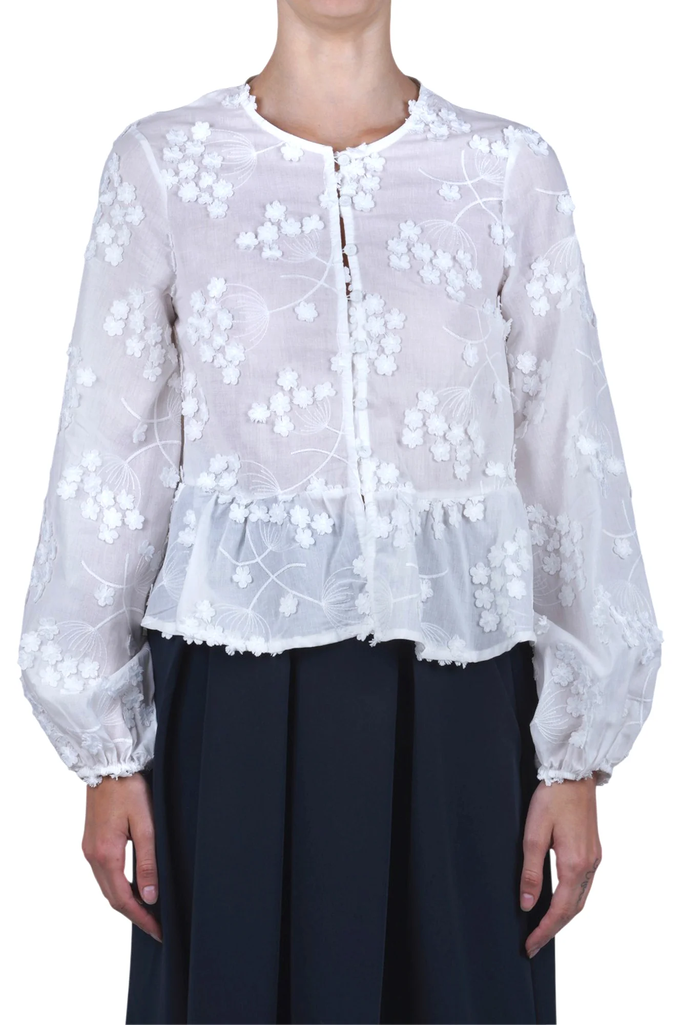 So Allure - Camicia - 470061 - Latte - Image 3
