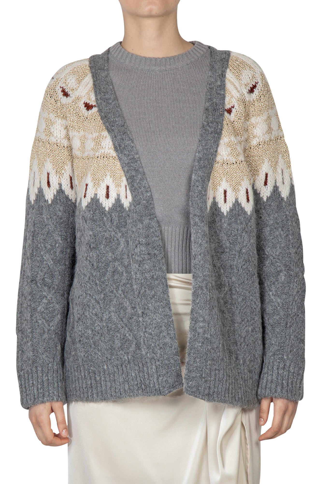 So Allure - Cardigan - 441907 - Grigio - Image 3