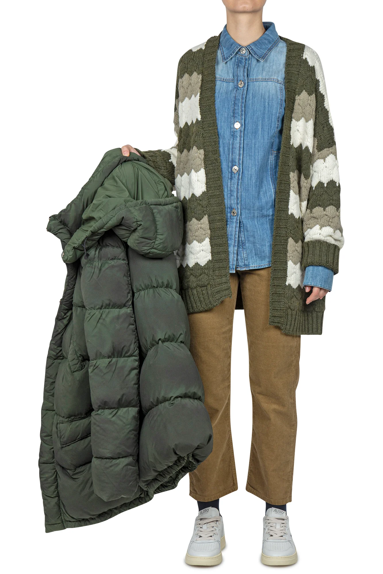 So Allure - Cardigan - 441922 - Verde/Panna - Image 2