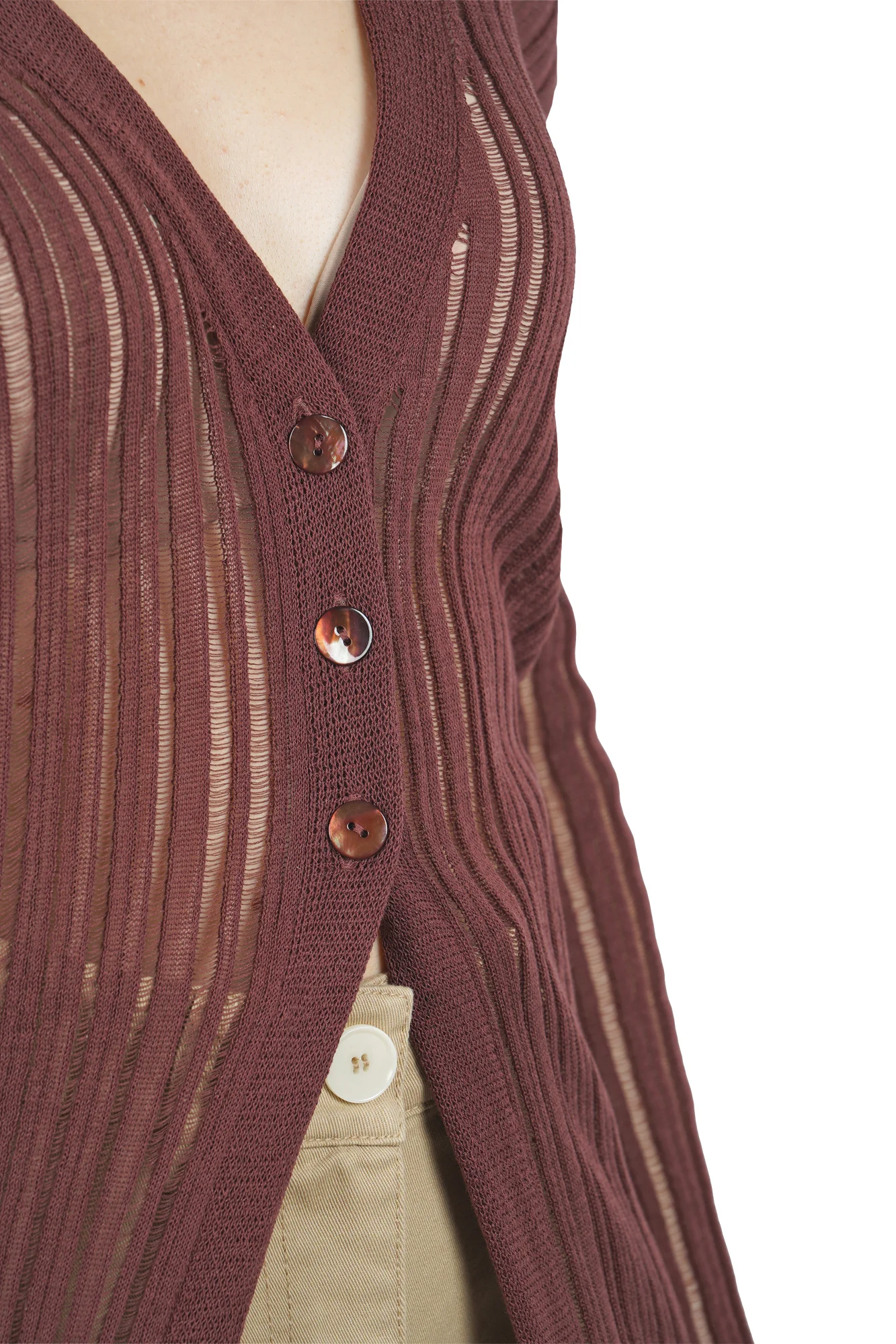 So Allure - Cardigan - 451618 - Marrone - Image 6