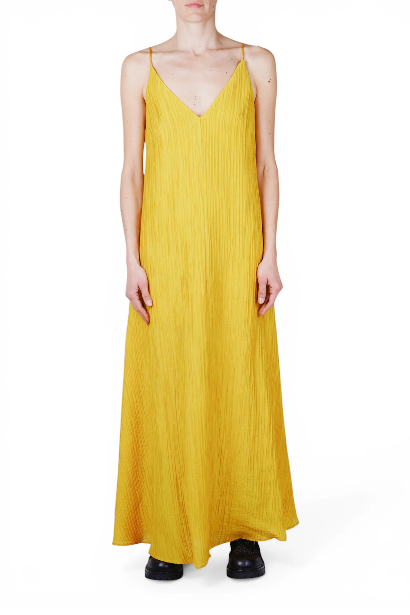 Solotre - Abito - 470679 - Ocra - Image 3