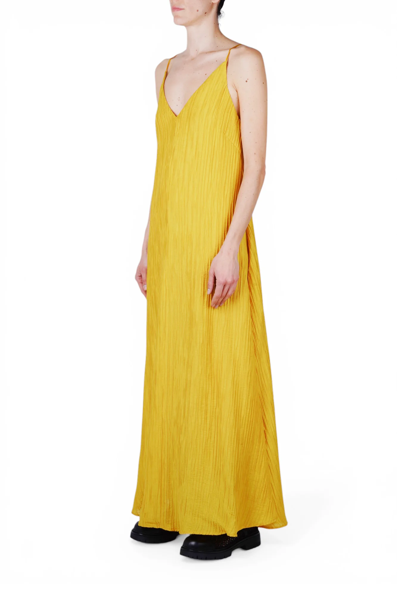 Solotre - Abito - 470679 - Ocra - Image 4