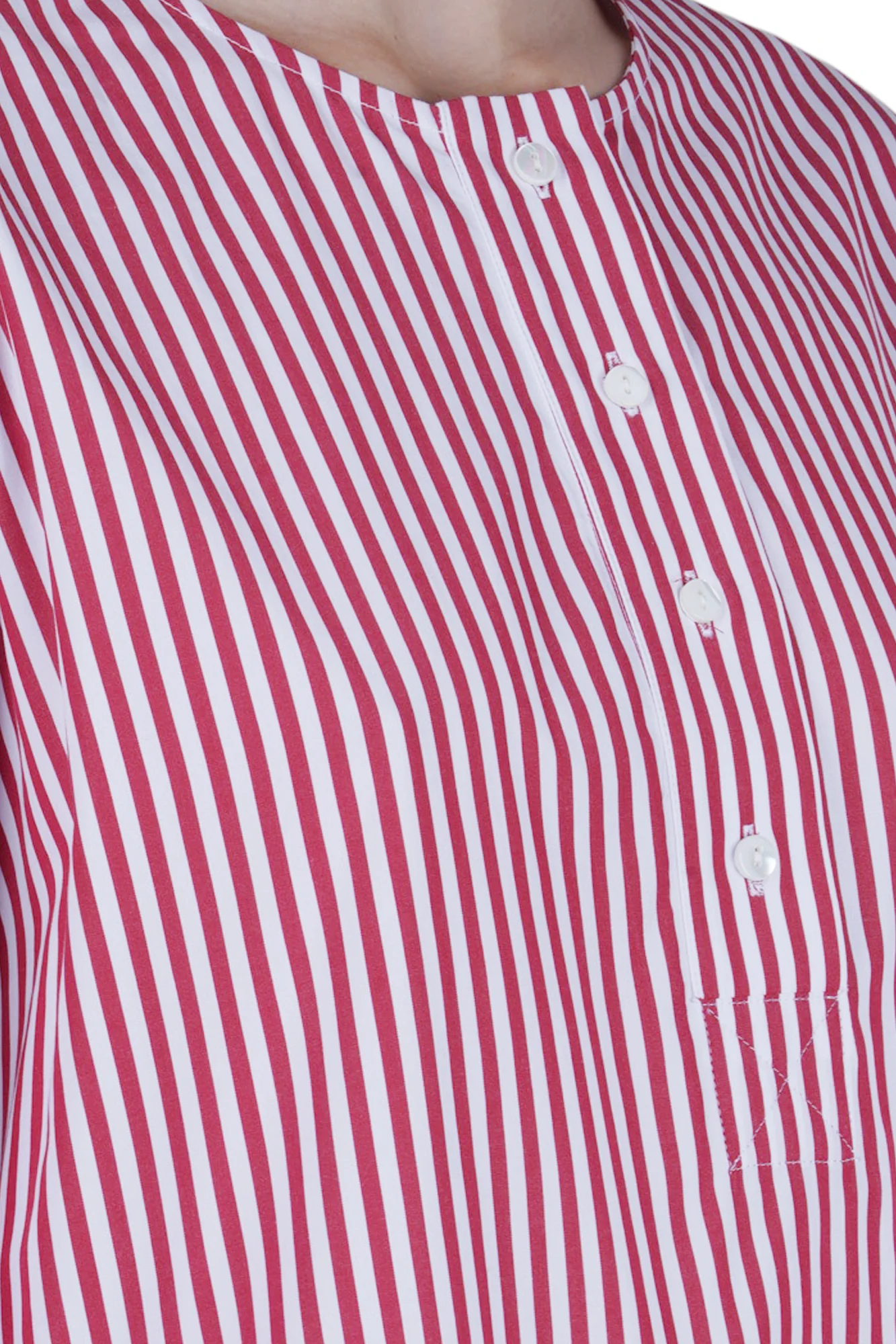 Solotre - Camicia - 470677 - Bianco/Rosso - Image 6